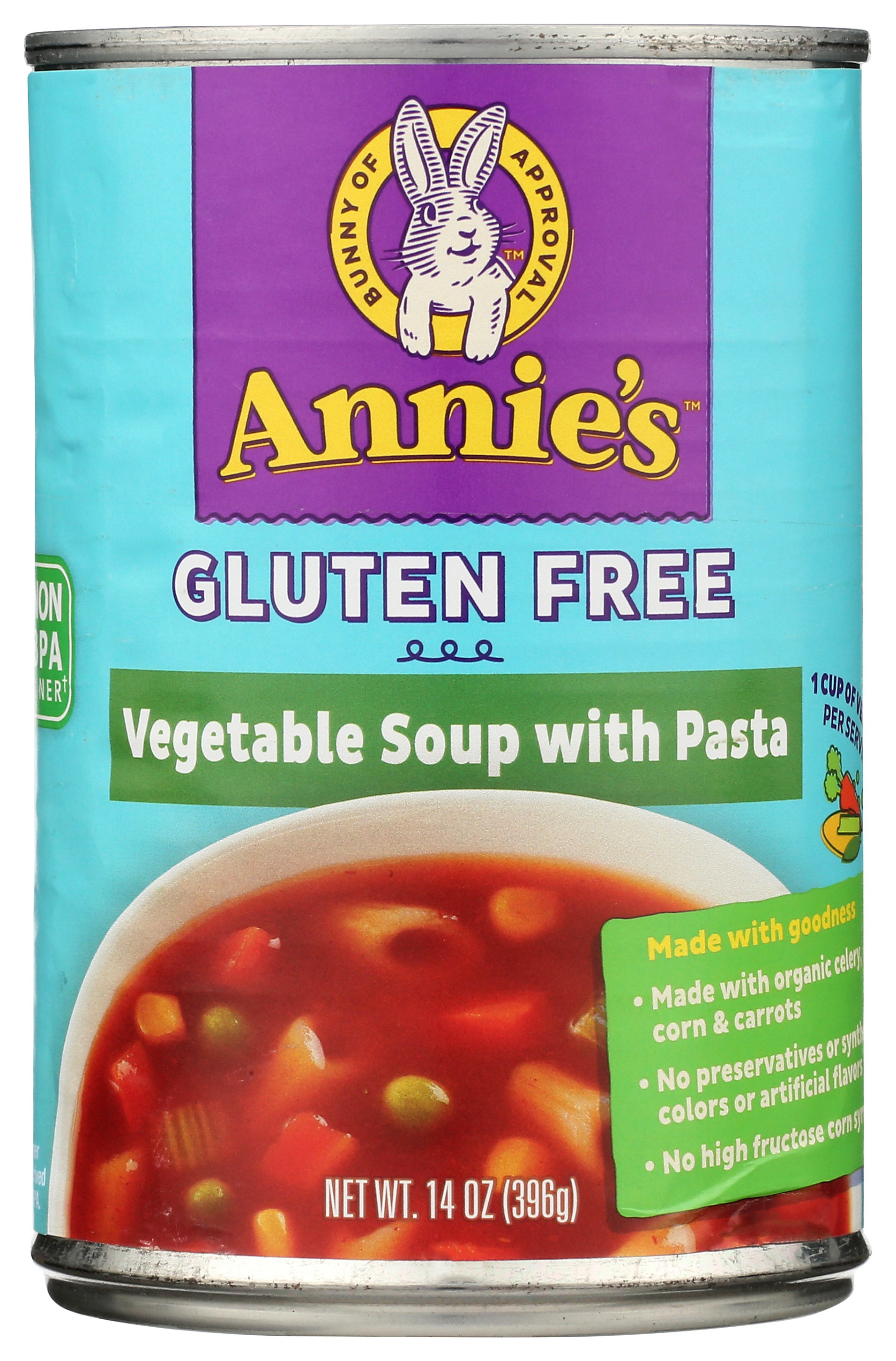 Annie's Homegrown Gluten Free Vegetable Soup with Pasta