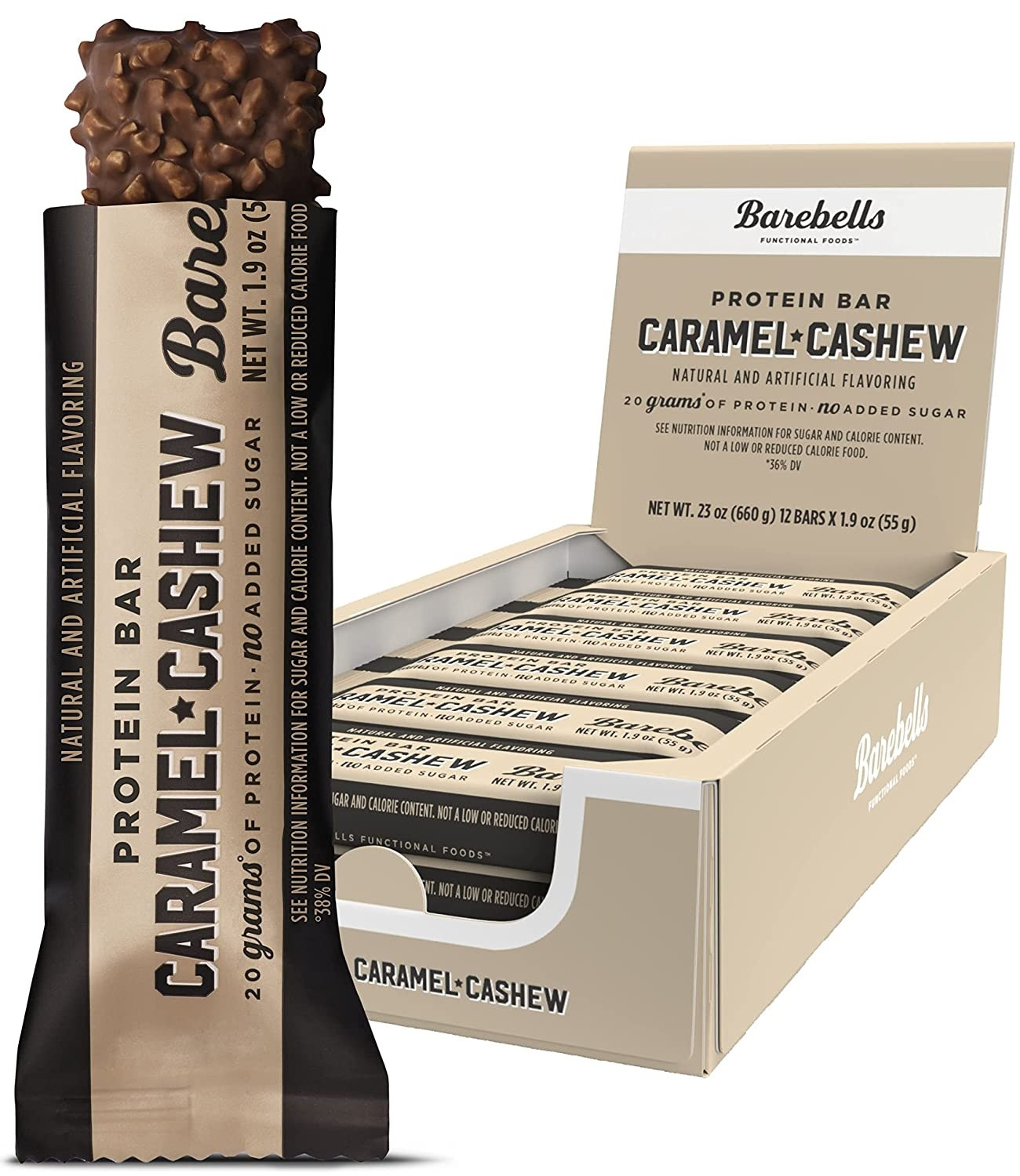 Barebells Caramel Cashew Nutrition Bars