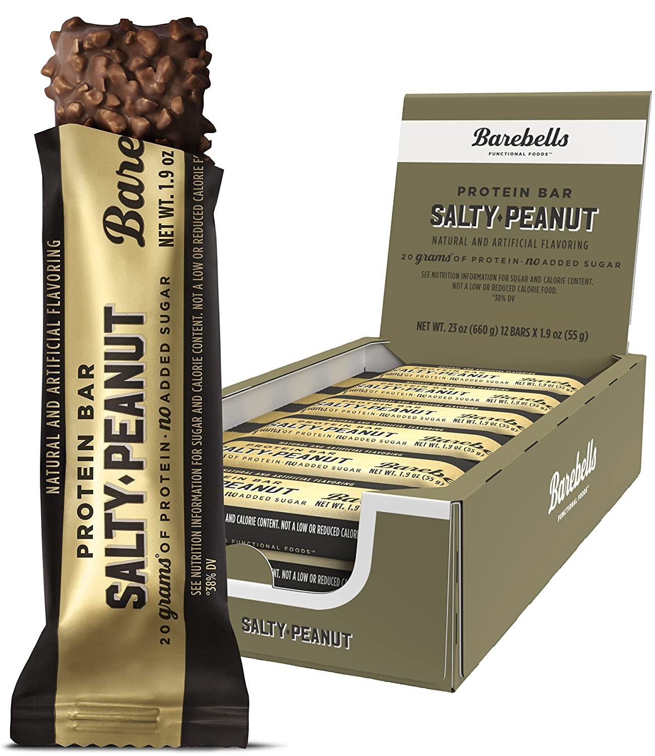 Barebells Salty Peanut Nutrition Bars