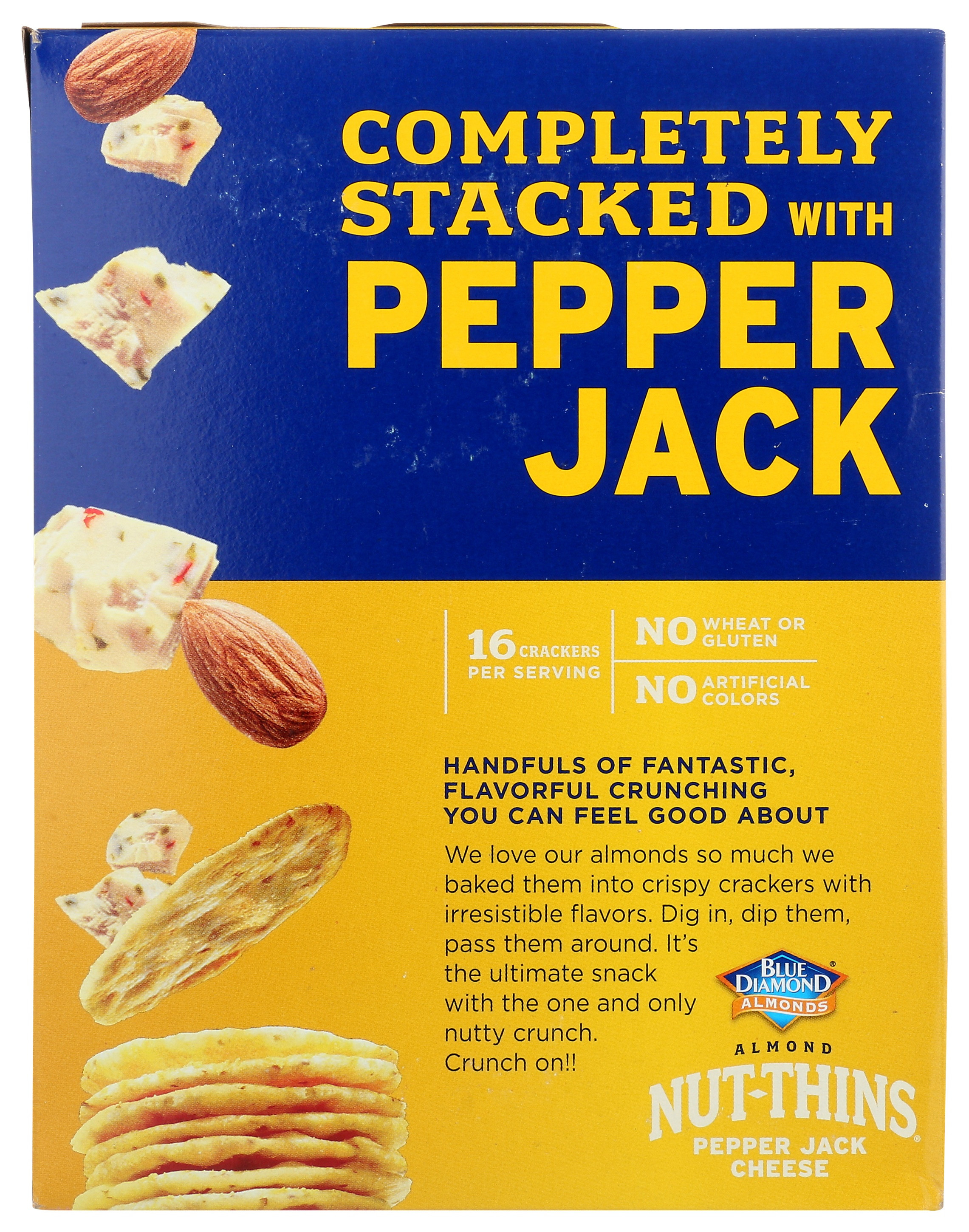 Blue Diamond Almonds Pepper Jack Nut-Thins