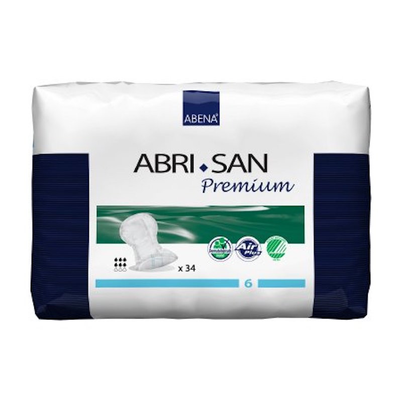 Abri-San Premium Adult Unisex Disposable Incontinence Liner, Moderate Absorbency