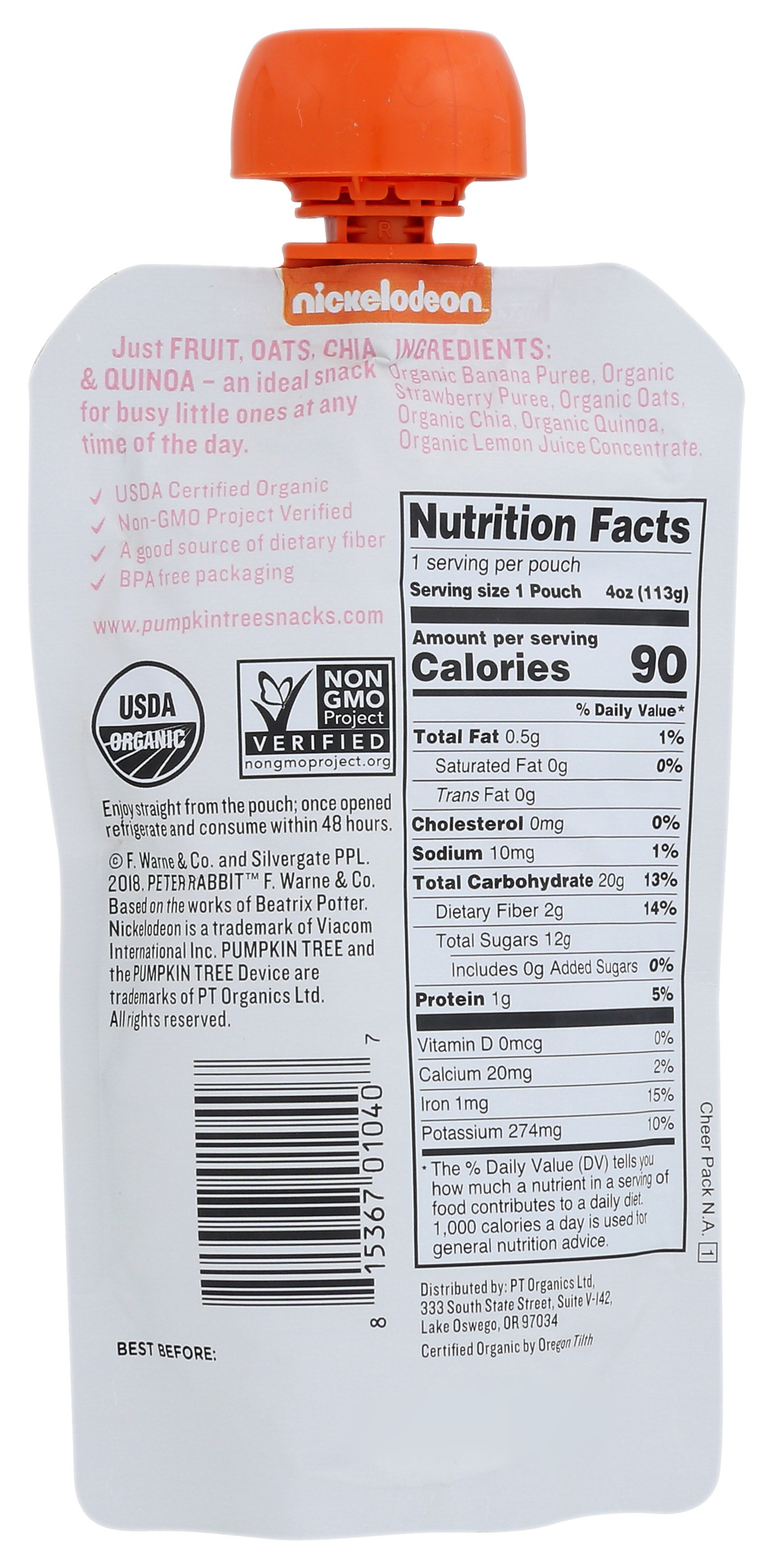 Peter Rabbit Organics Super Oats & Seeds Pouches