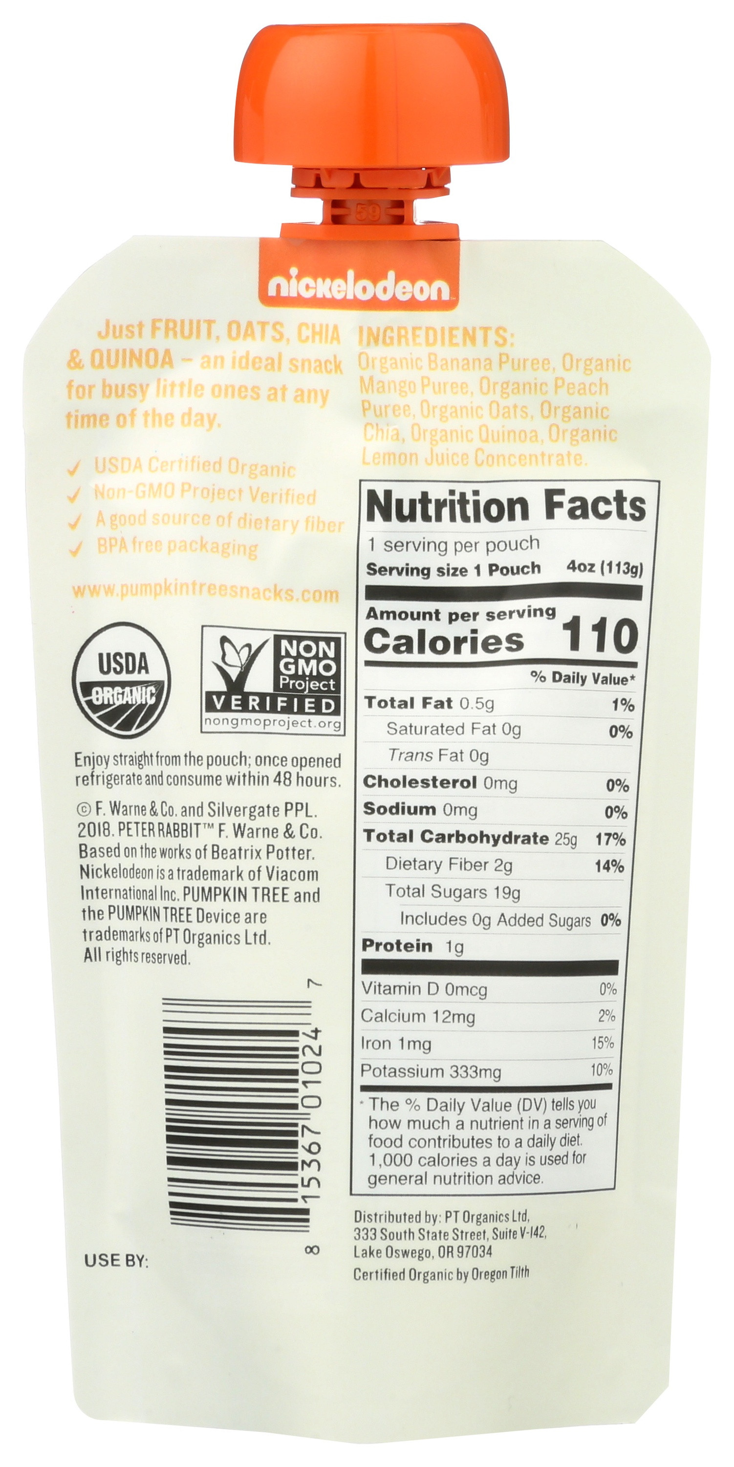 Peter Rabbit Organics Super Oats & Seeds Pouches