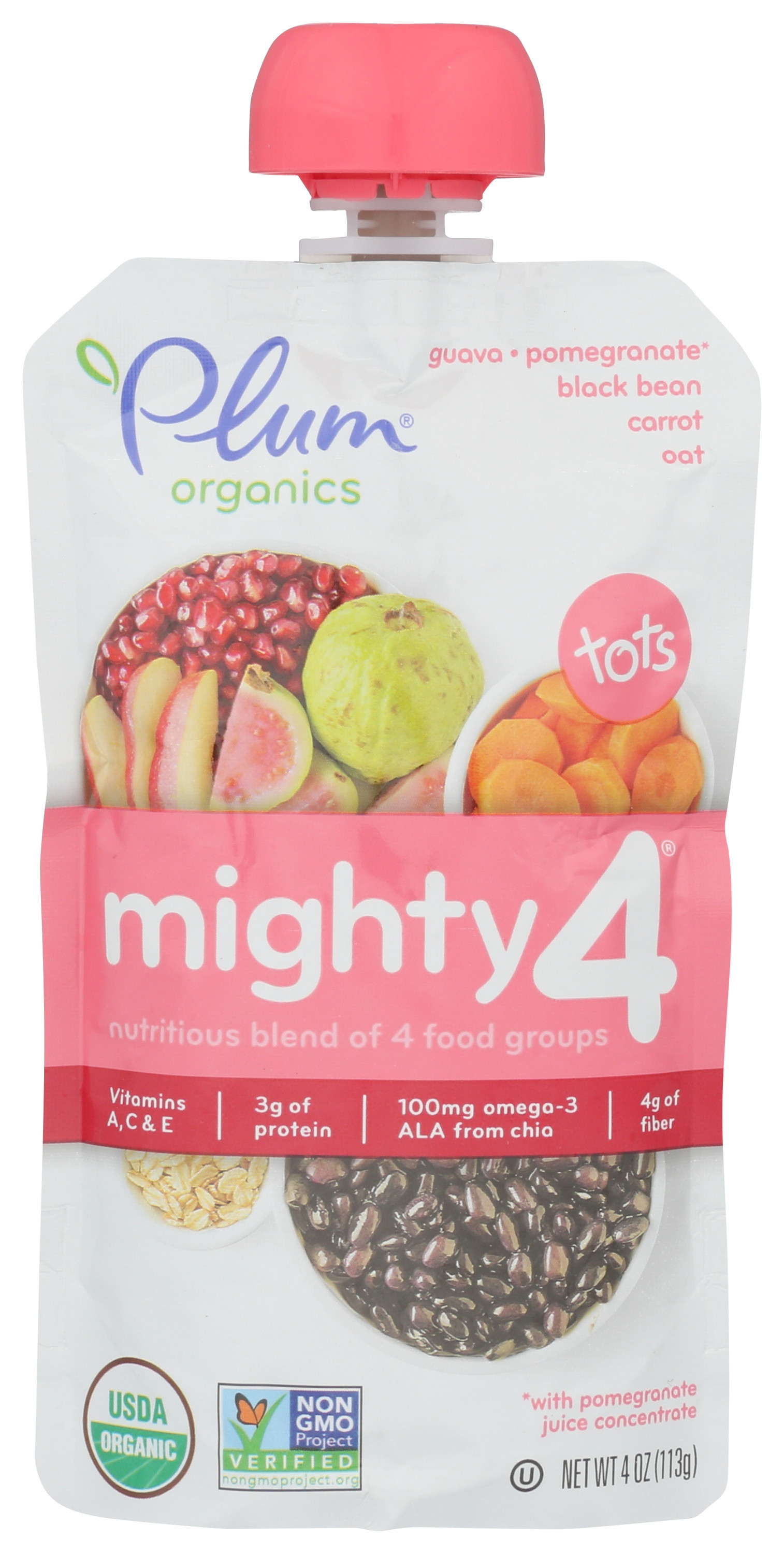 Plum Organics Tots Mighty 4 Food Pouch