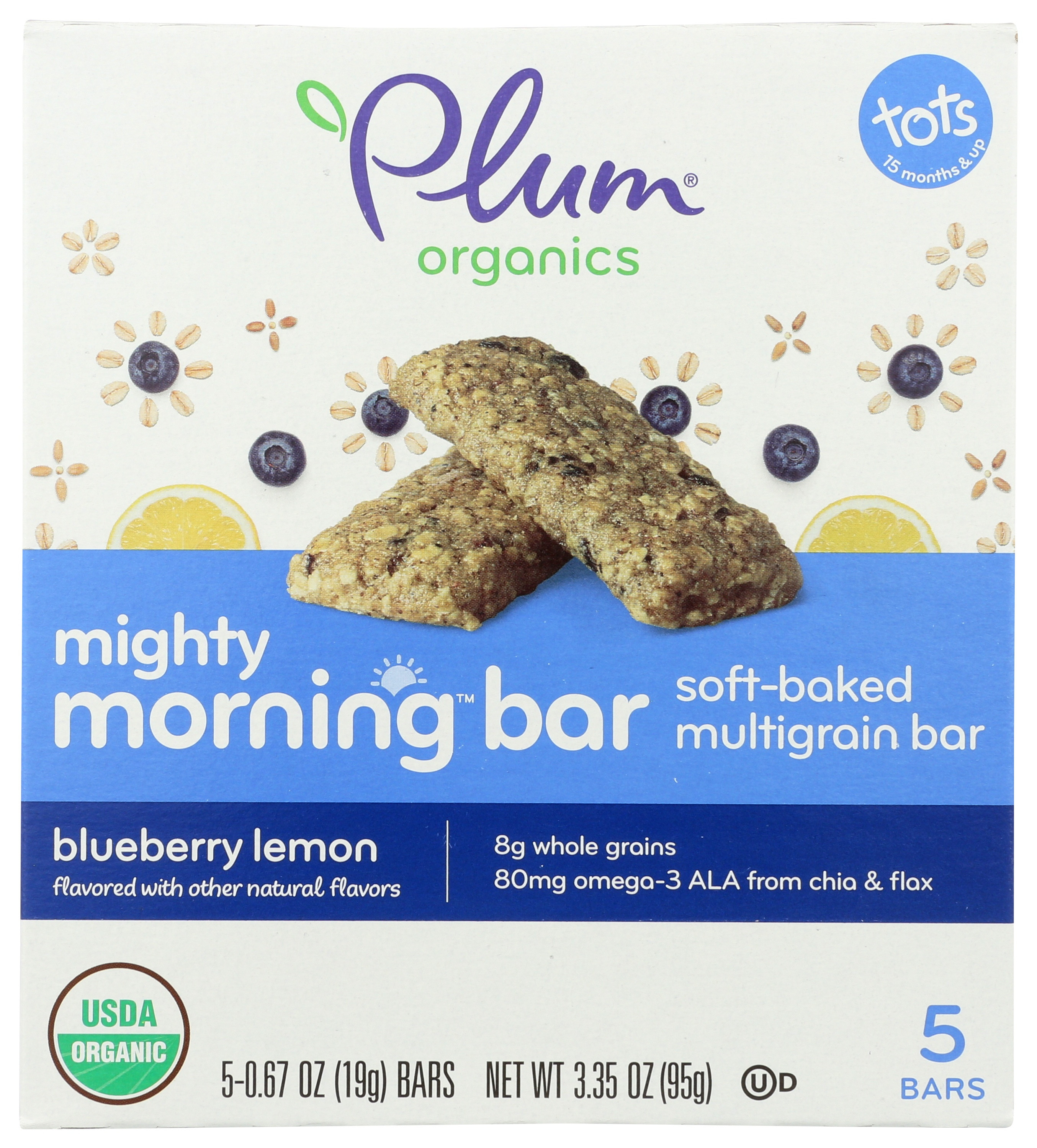 Plum Organics Mighty Morning Tots Bars