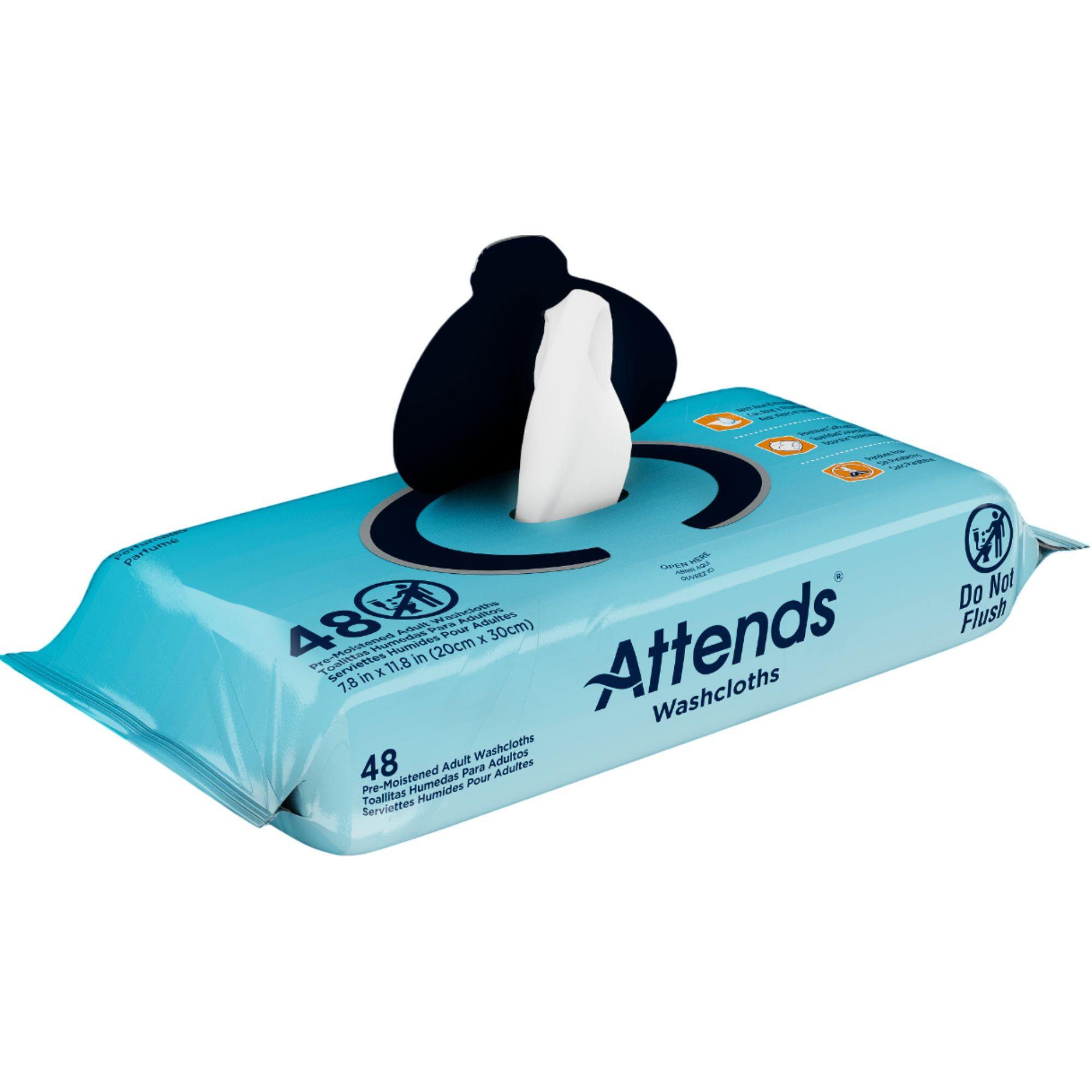 Attends Washcloths, Scented