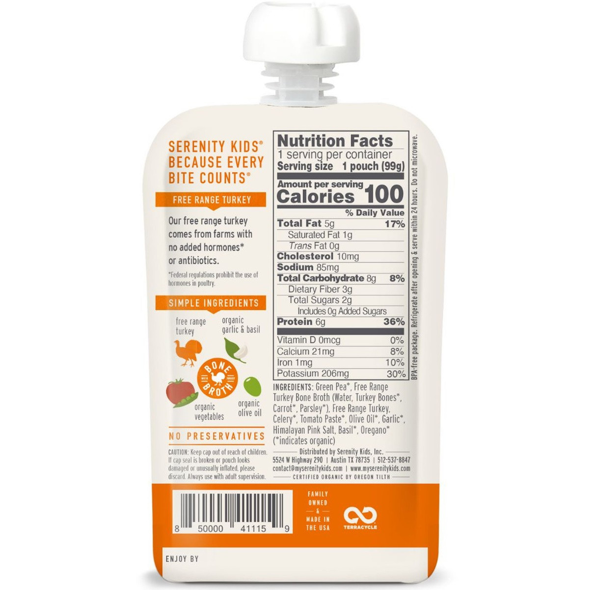 Serenity Kids Toddler Food Pouches