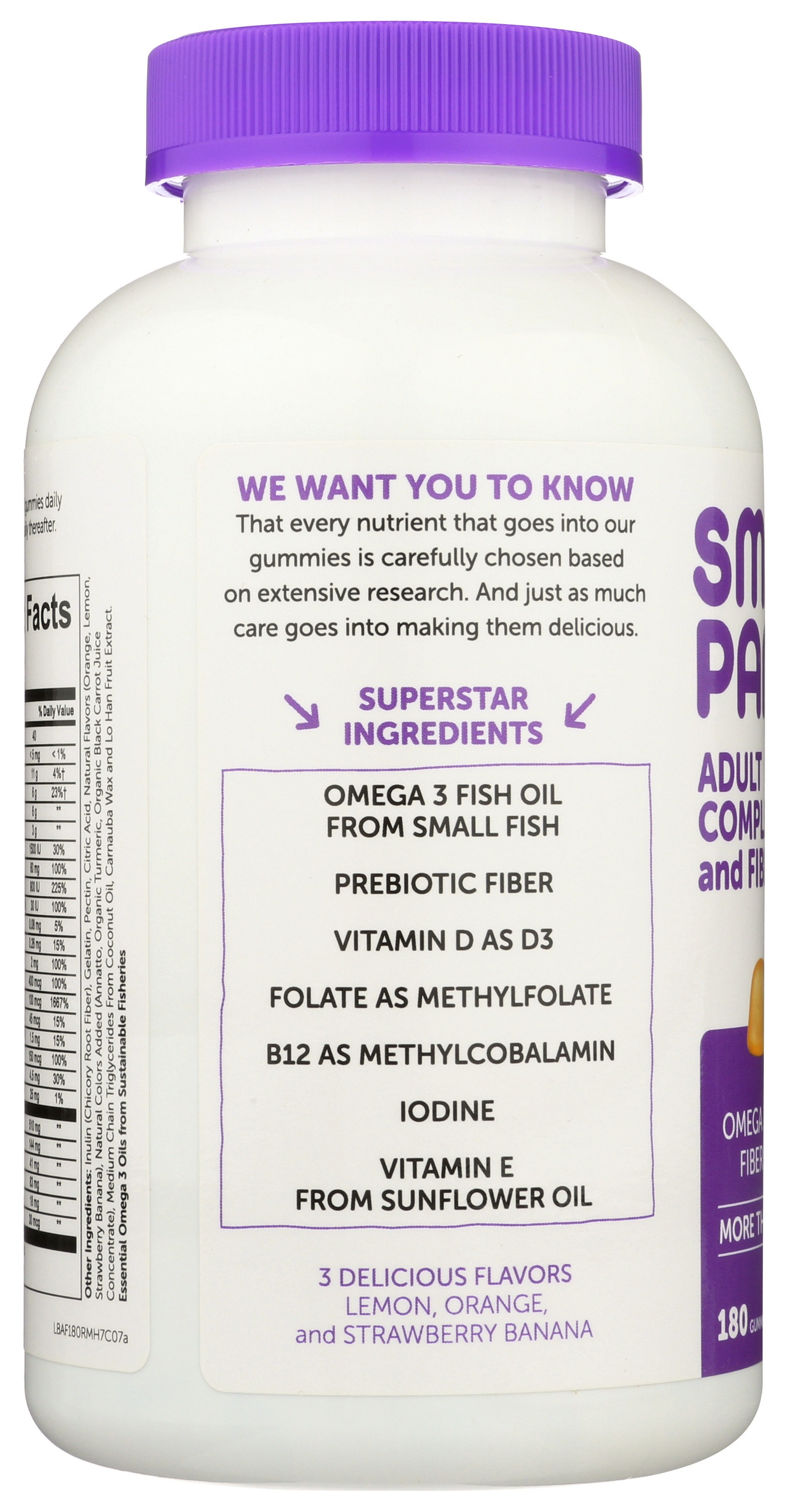 SmartyPants Adult Complete with Fiber Gummy Vitamin