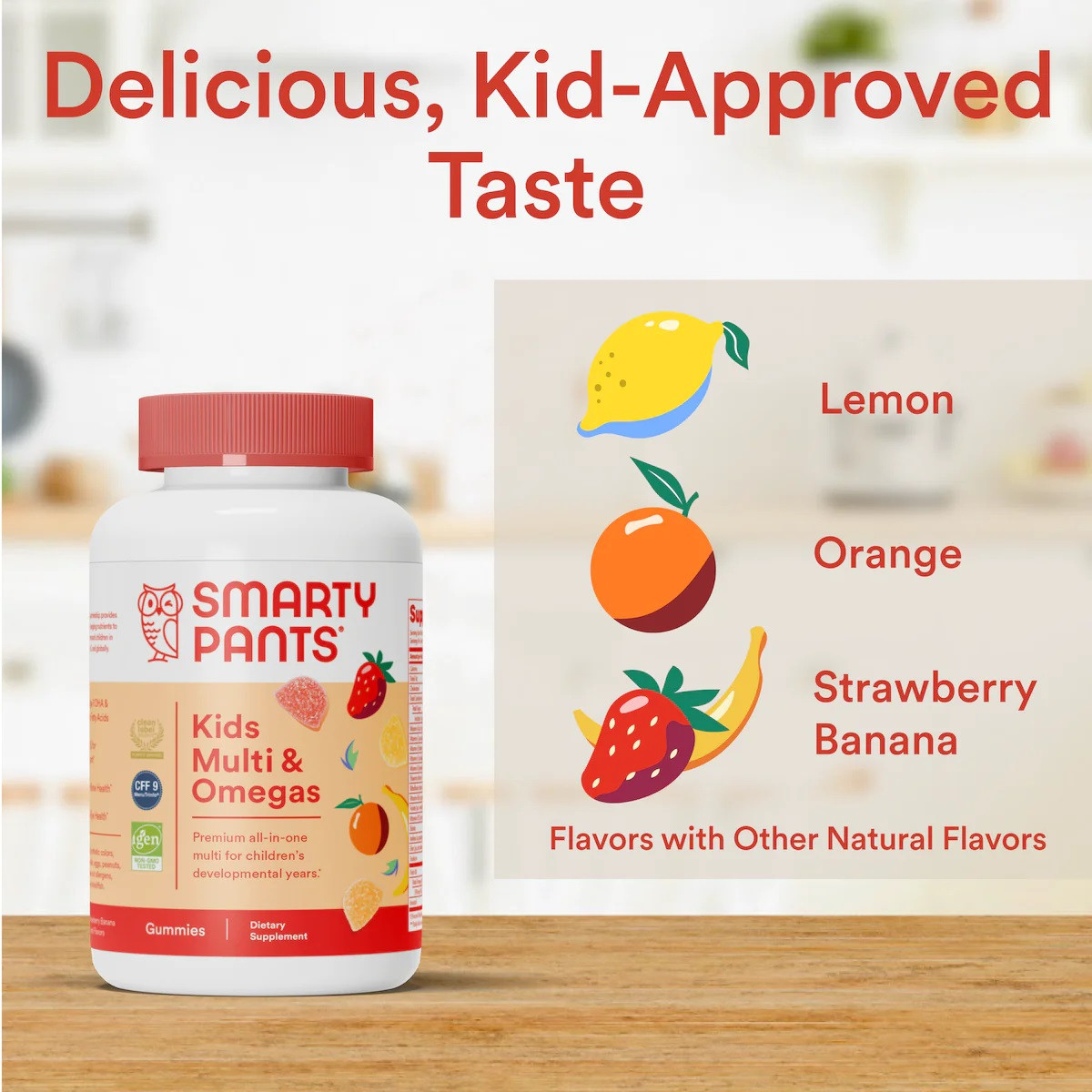 SmartyPants Children's All-in-One Multivitamin Gummies