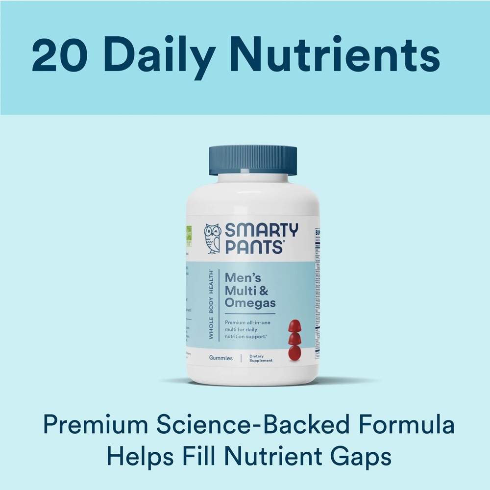 Smartypants Men's Complete Gummy Multivitamin