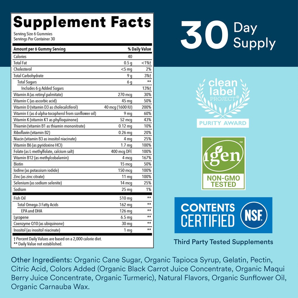Smartypants Men's Complete Gummy Multivitamin