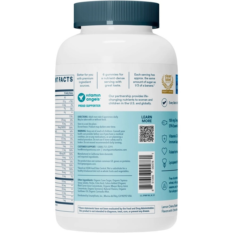 Smartypants Men's Complete Gummy Multivitamin