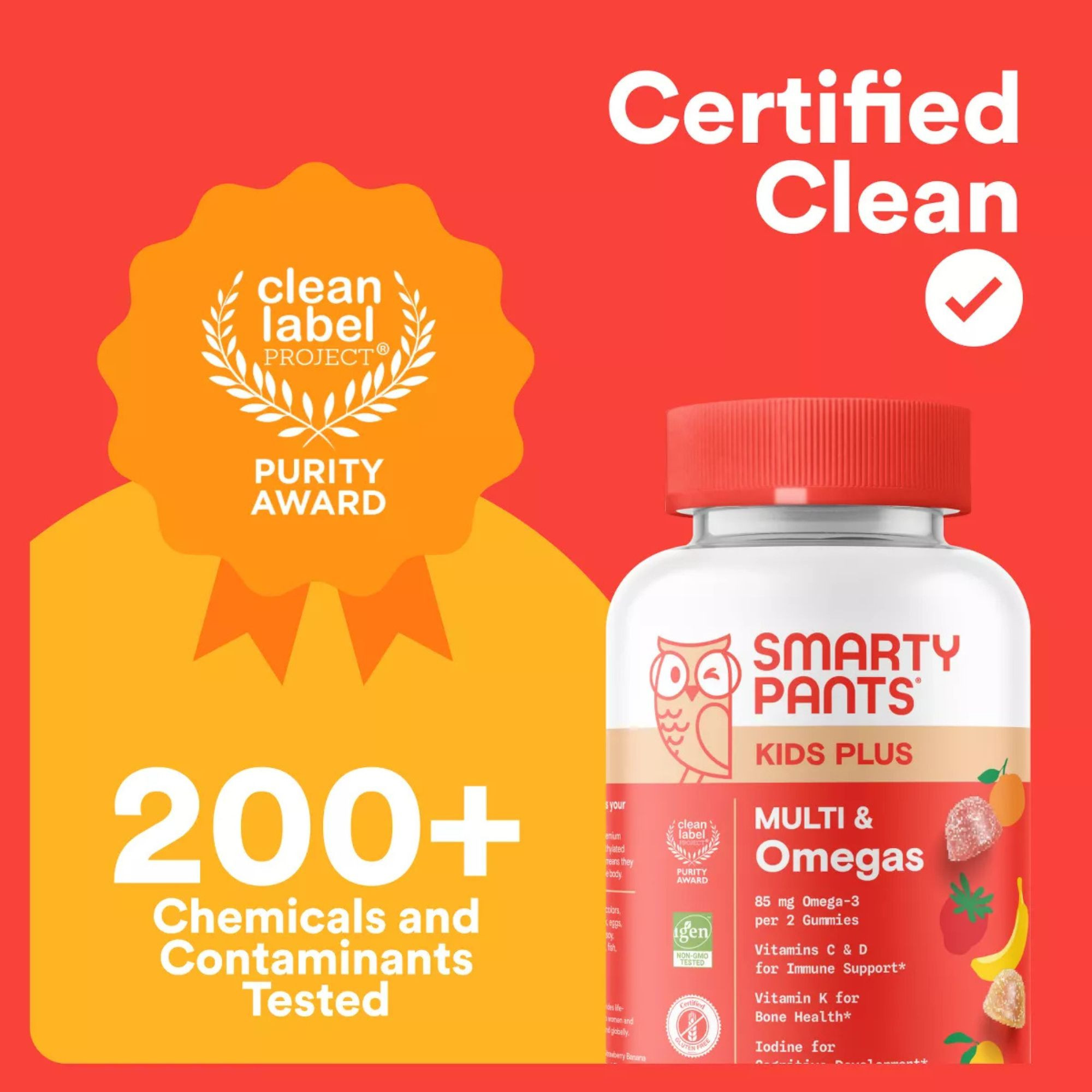 Smartypants Organics Kid's Complete Gummy Vitamin