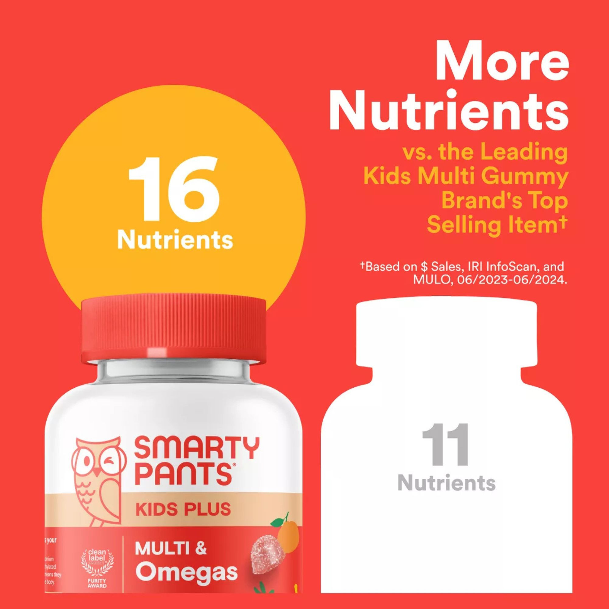 Smartypants Organics Kid's Complete Gummy Vitamin