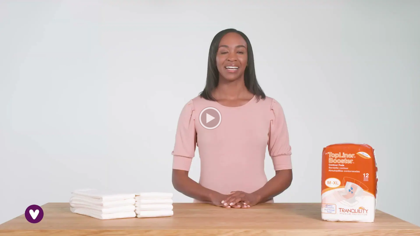 Tranquility TopLiner Contour Booster Pads