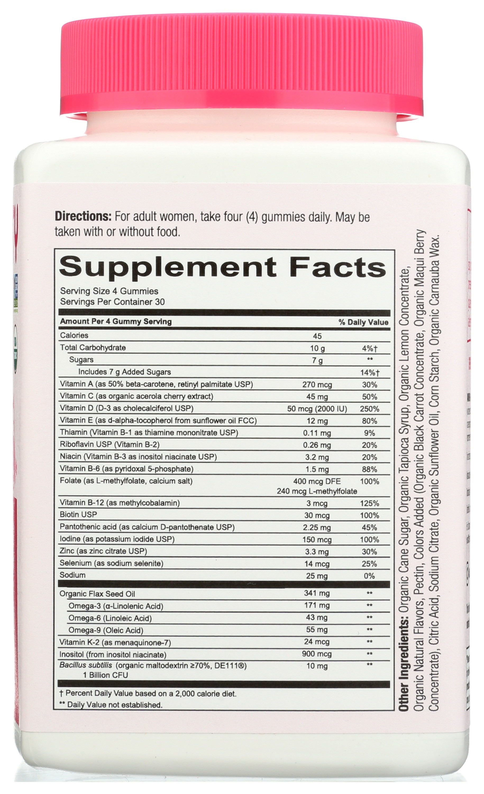 Smartypants Organics Women's Complete Gummy Multivitamin