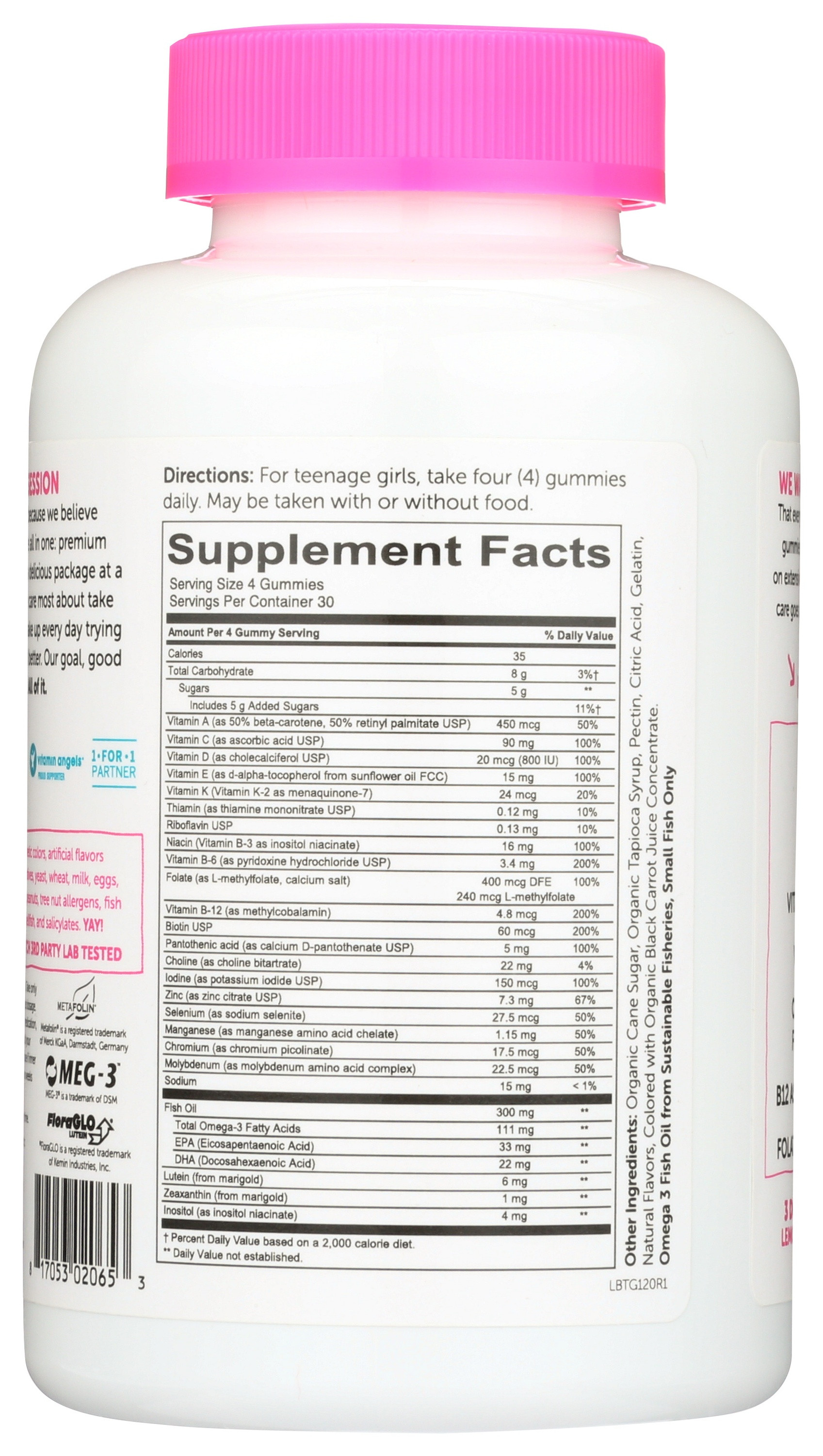 Smartypants Teen Girl Complete Gummy Multivitamin