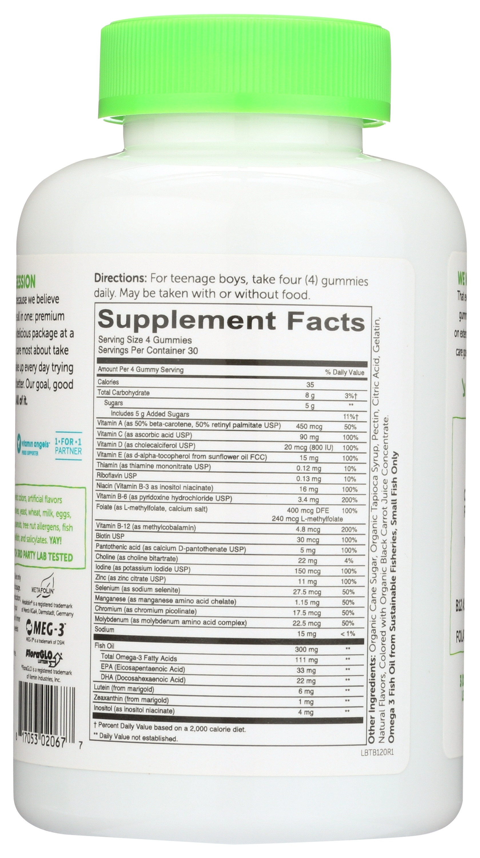 Smartypants Teen Guy Complete Gummy Multivitamin