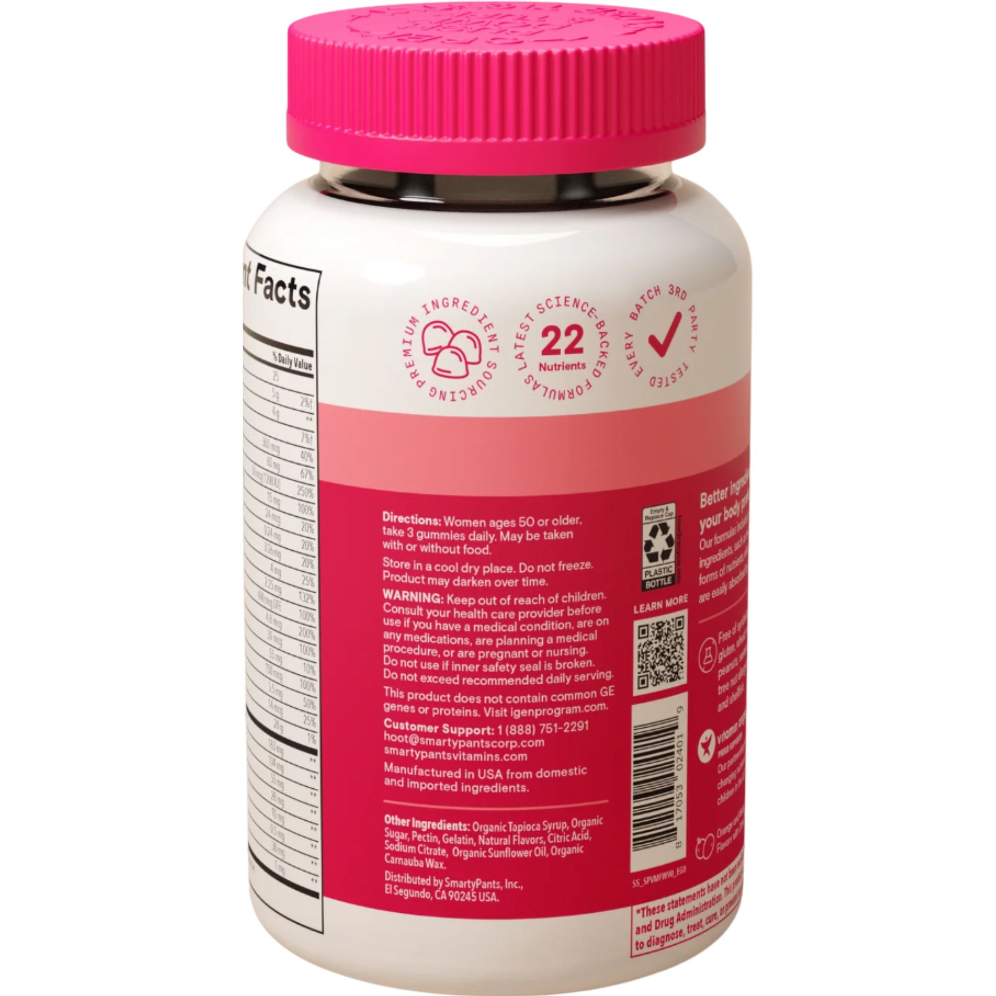 Smartypants Master's Complete Women 50+ Multivitamin