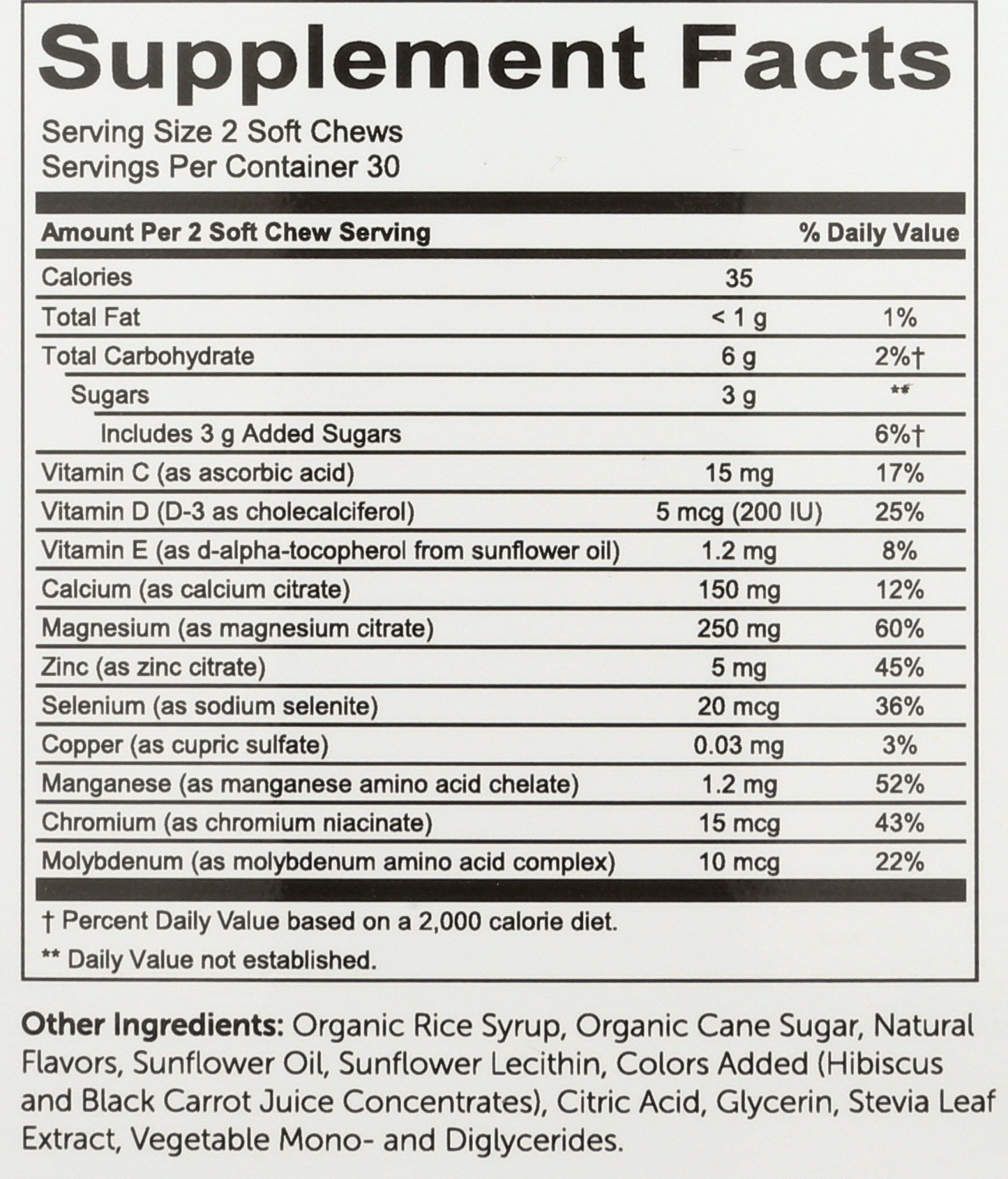 SmartyPants Kids Mineral Formula Chews