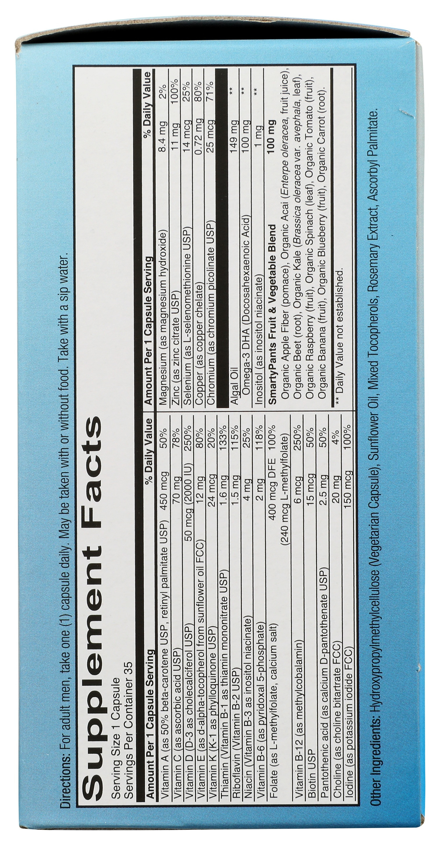 Smartypants Men's Multivitamin