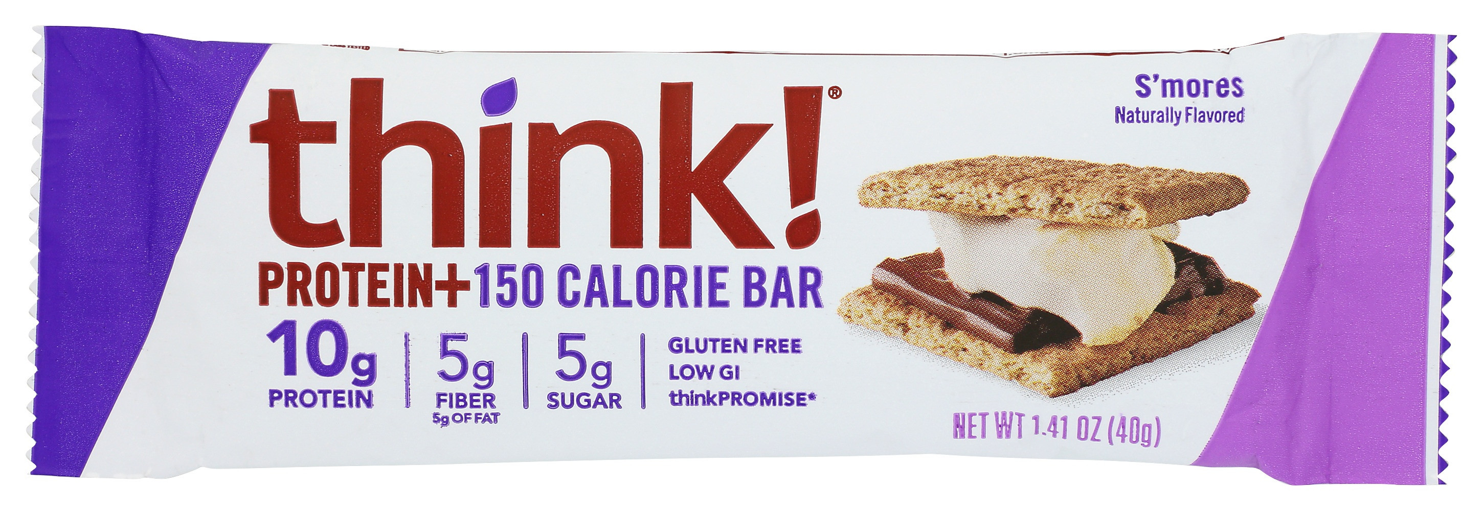 think! Protein + 150 Calorie S'mores Bars