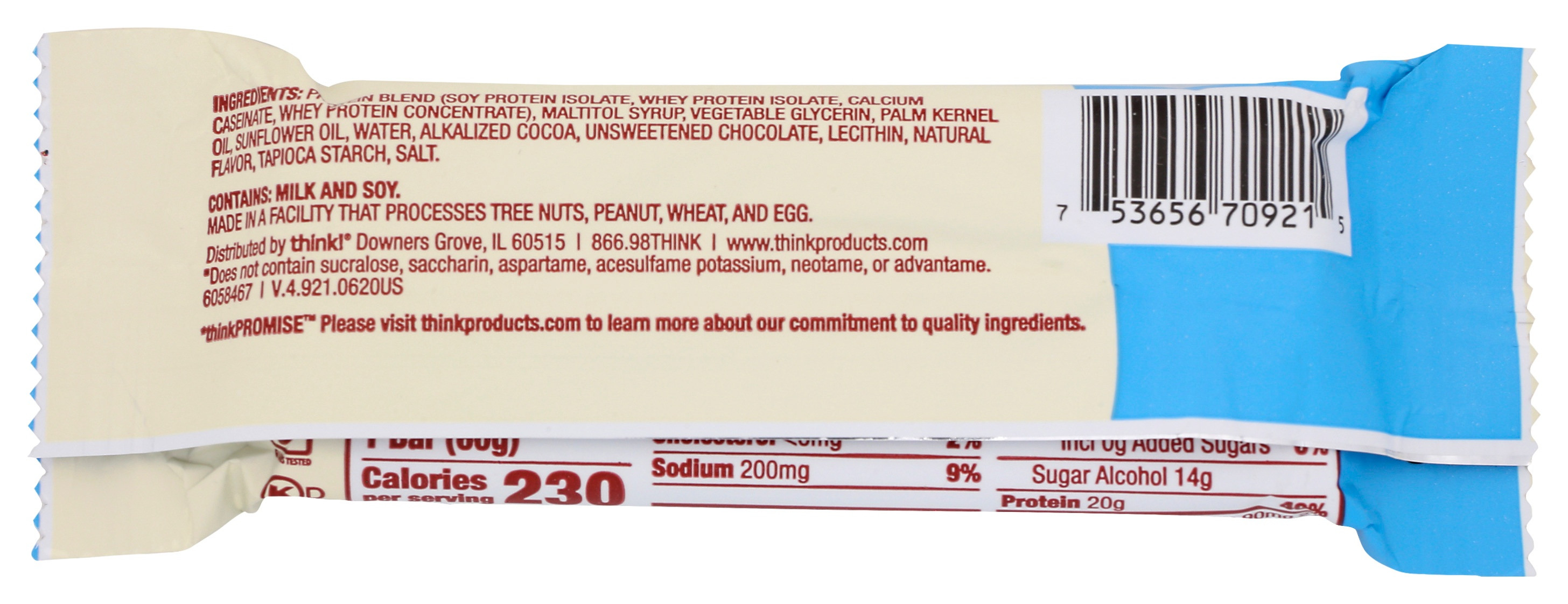 think! High Protein Cookies and Creme Bars