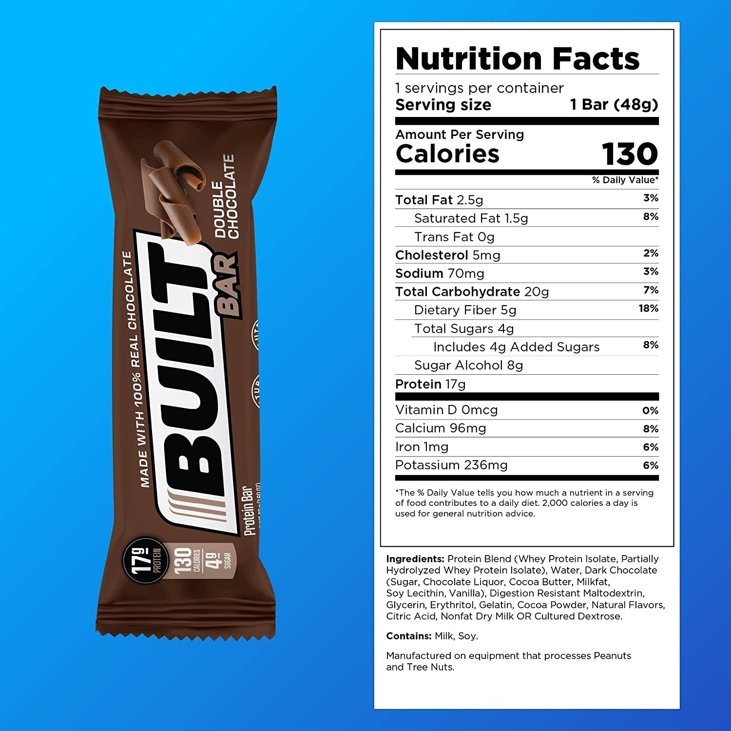 Built Bar Double Chocolate Protein Bar