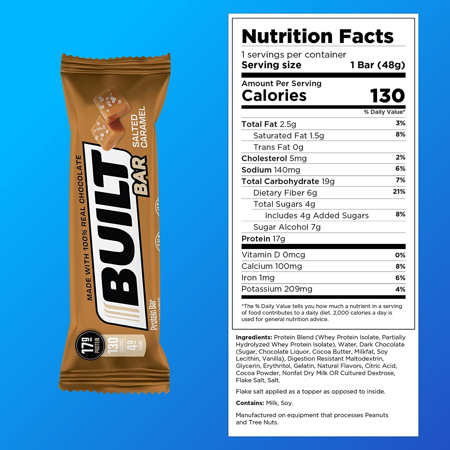 Built Bar Salted Caramel Protein Bar