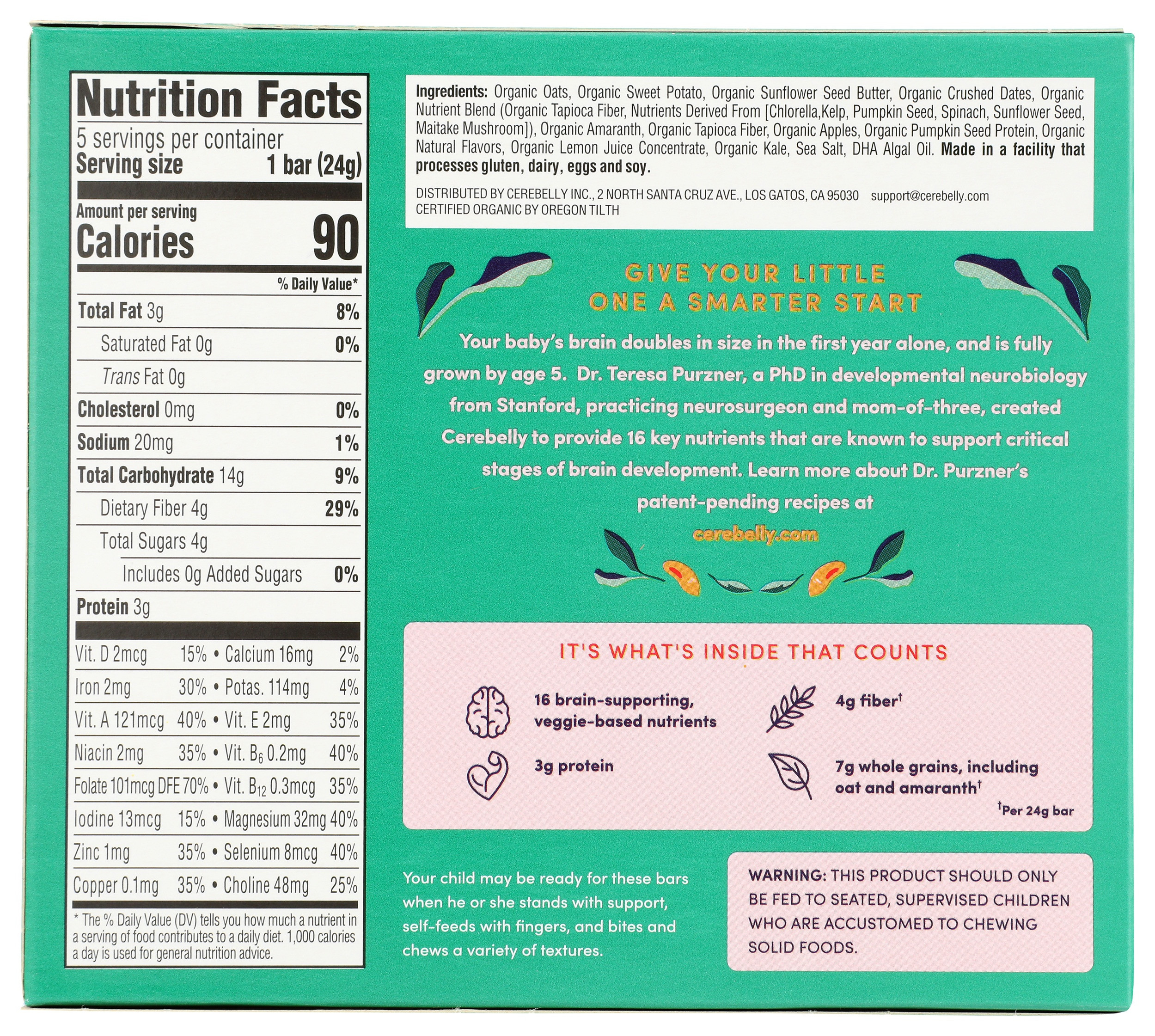 Cerebelly Smart Bars