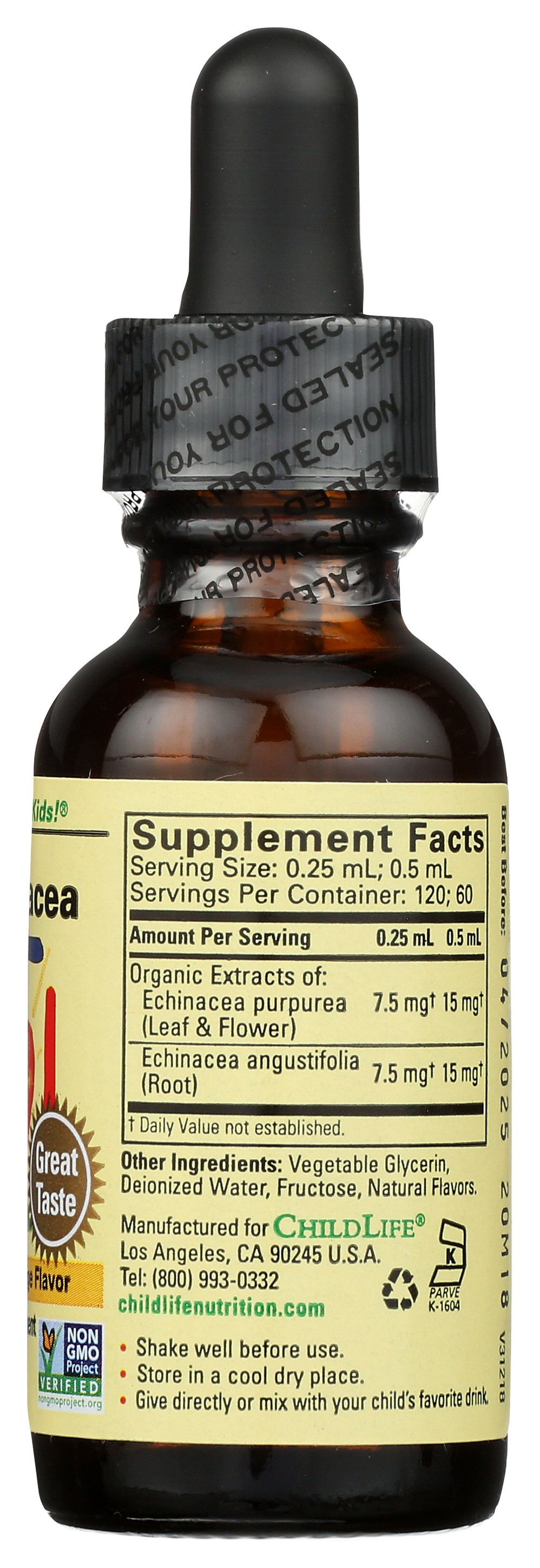Childlife Essentials Echinacea Liquid Supplement