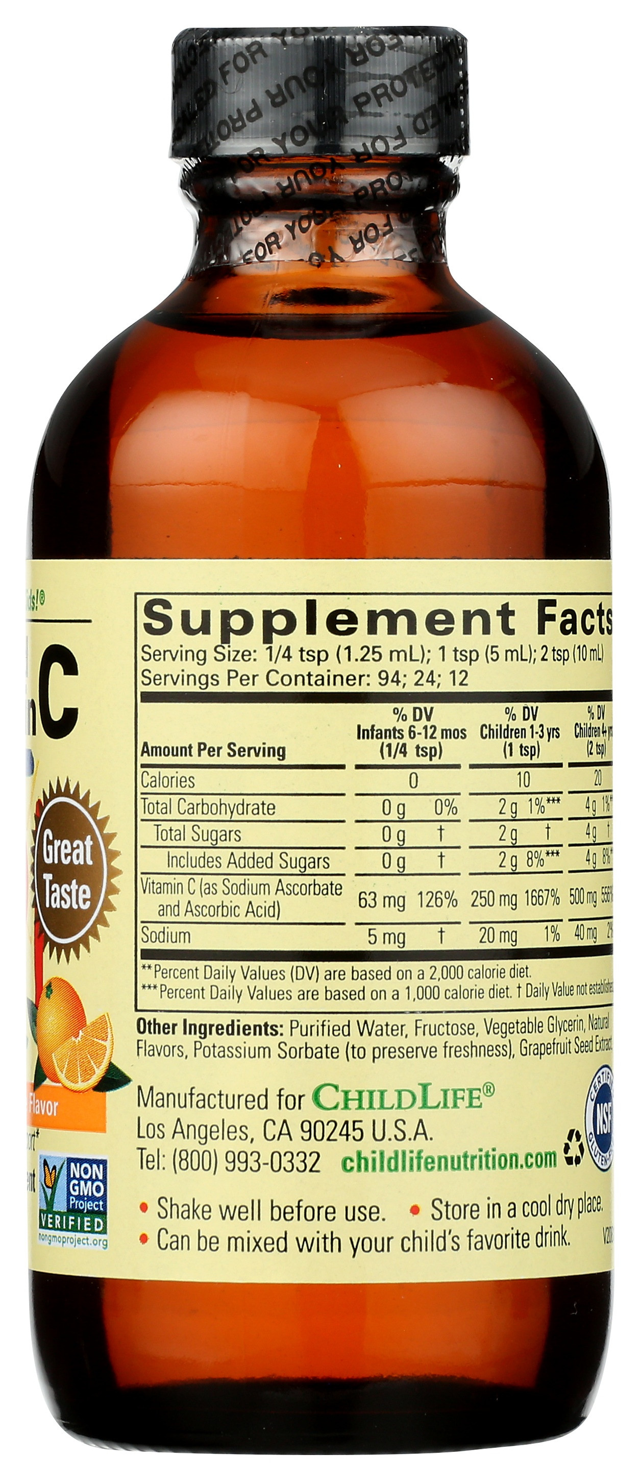 Childlife Essentials Liquid Vitamin C