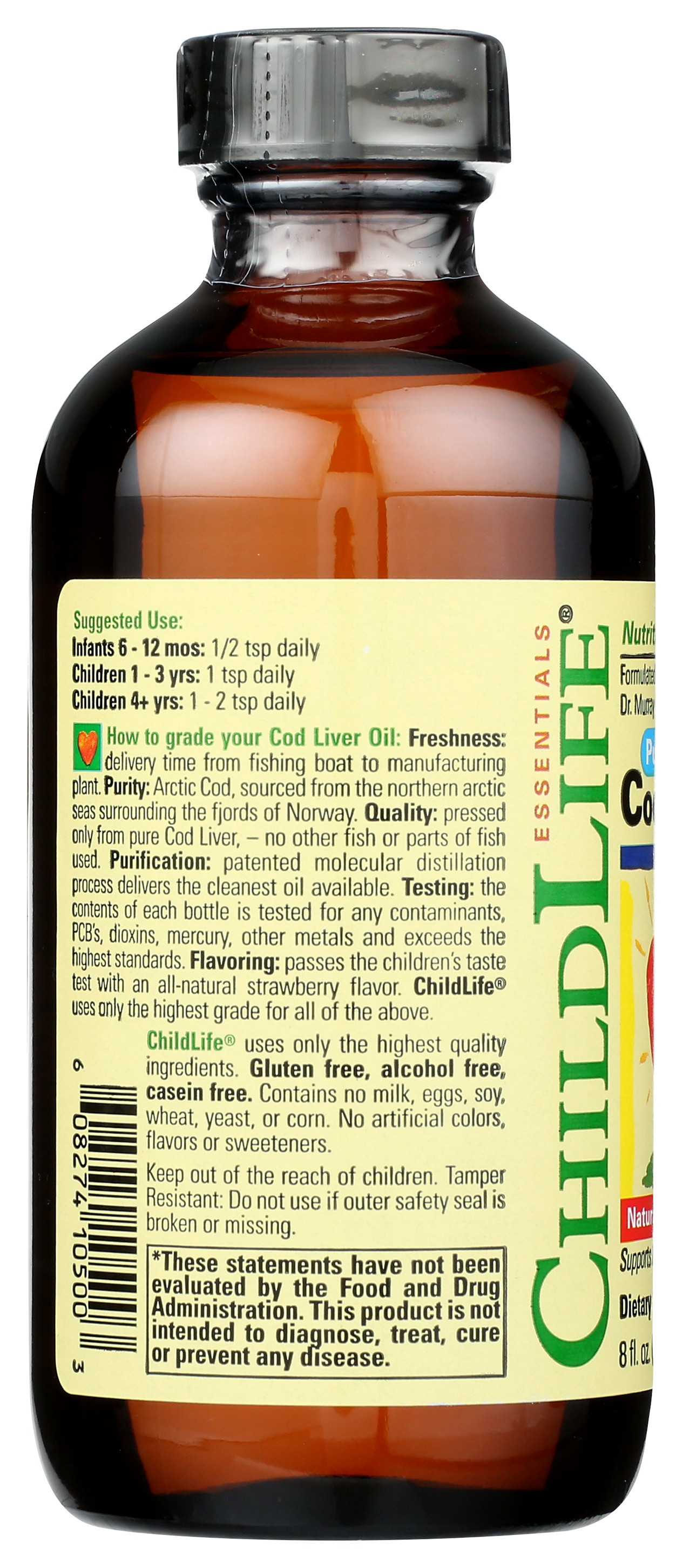 Childlife Essentials Pure Artic Cod Liver Oil Supplement