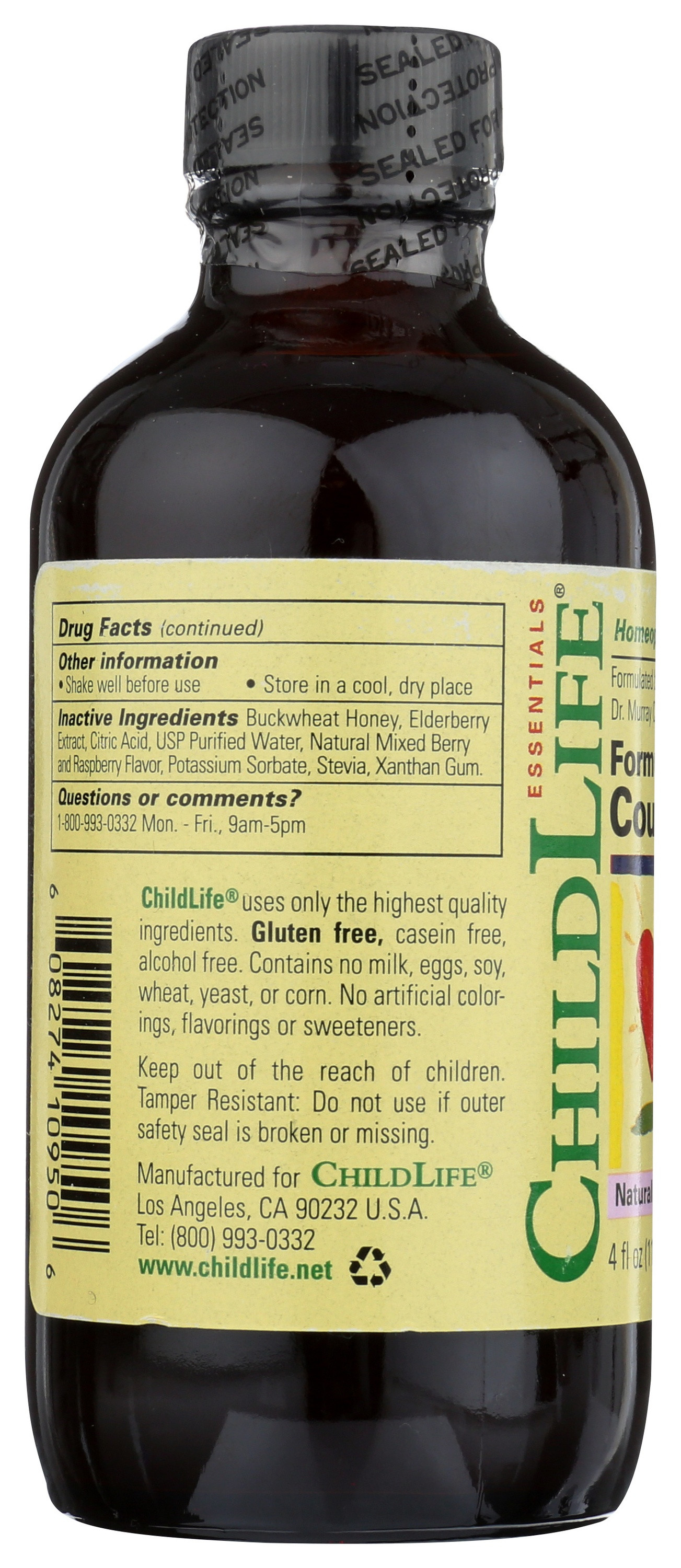 Childlife Essentials Formula 3 Cough Syrup