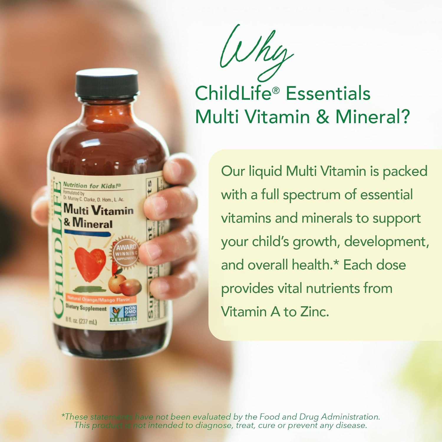 Childlife Essentials Multivitamin and Mineral Liquid Supplement