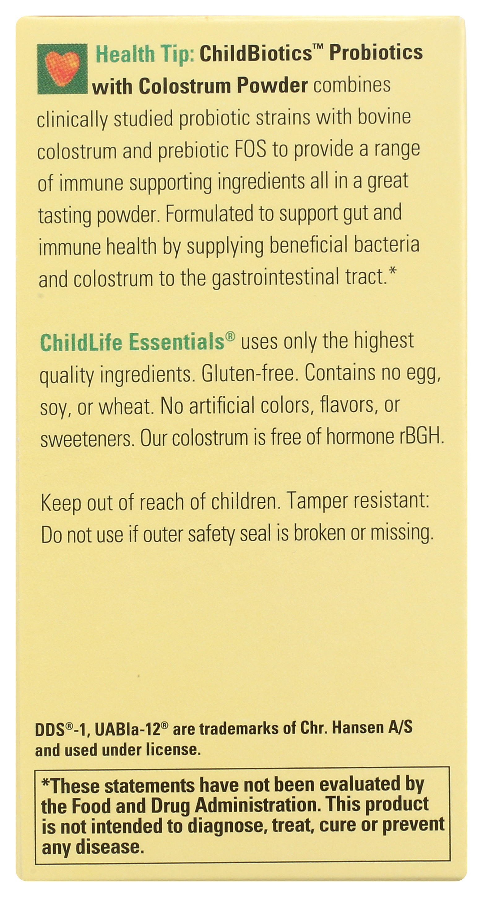 Childlife Essentials Probiotics with Colostrum Powder