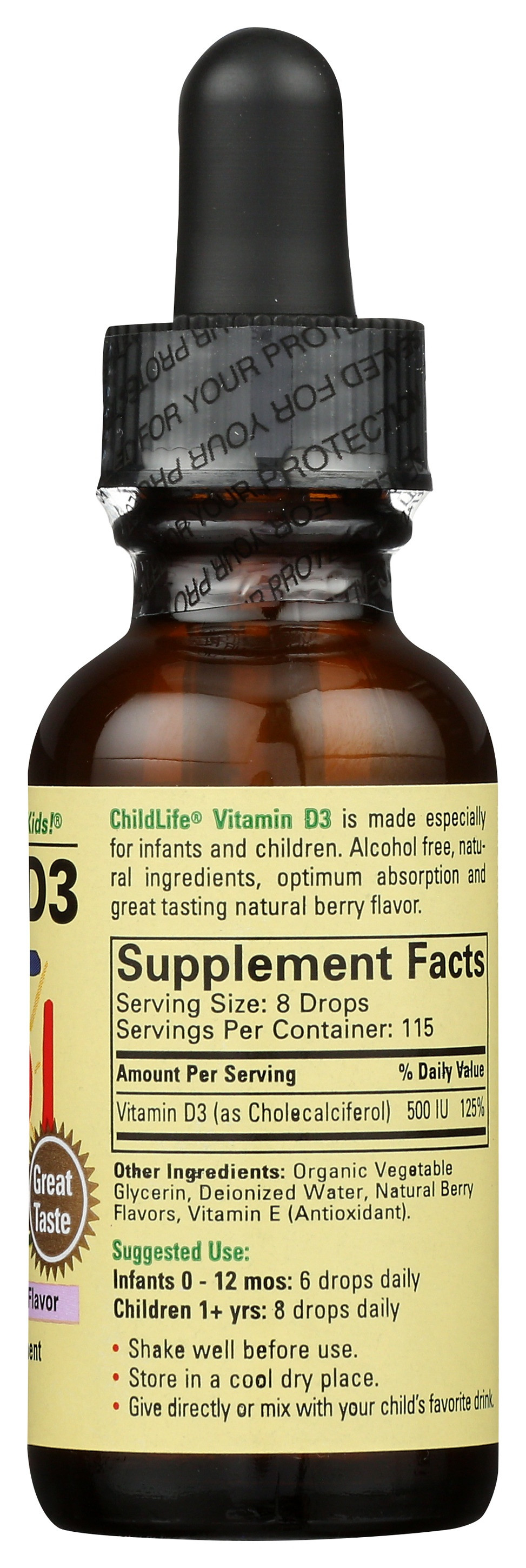 Childlife Essentials Vitamin D3 Drops For Kids