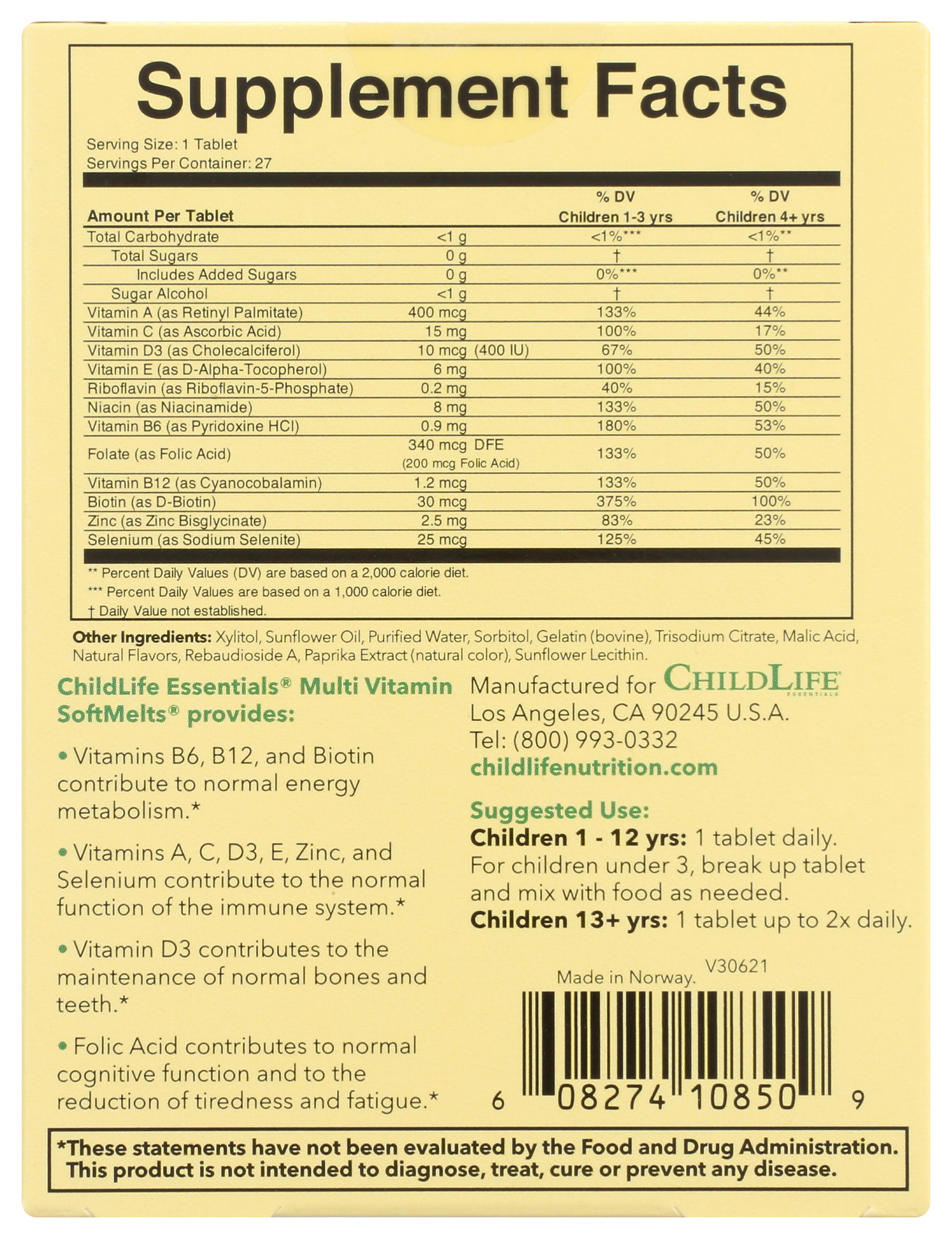 Childlife Essentials Multi Vitamin Soft Melts