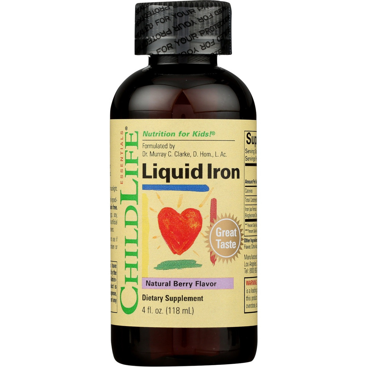 Childlife Essentials Liquid Iron Supplement