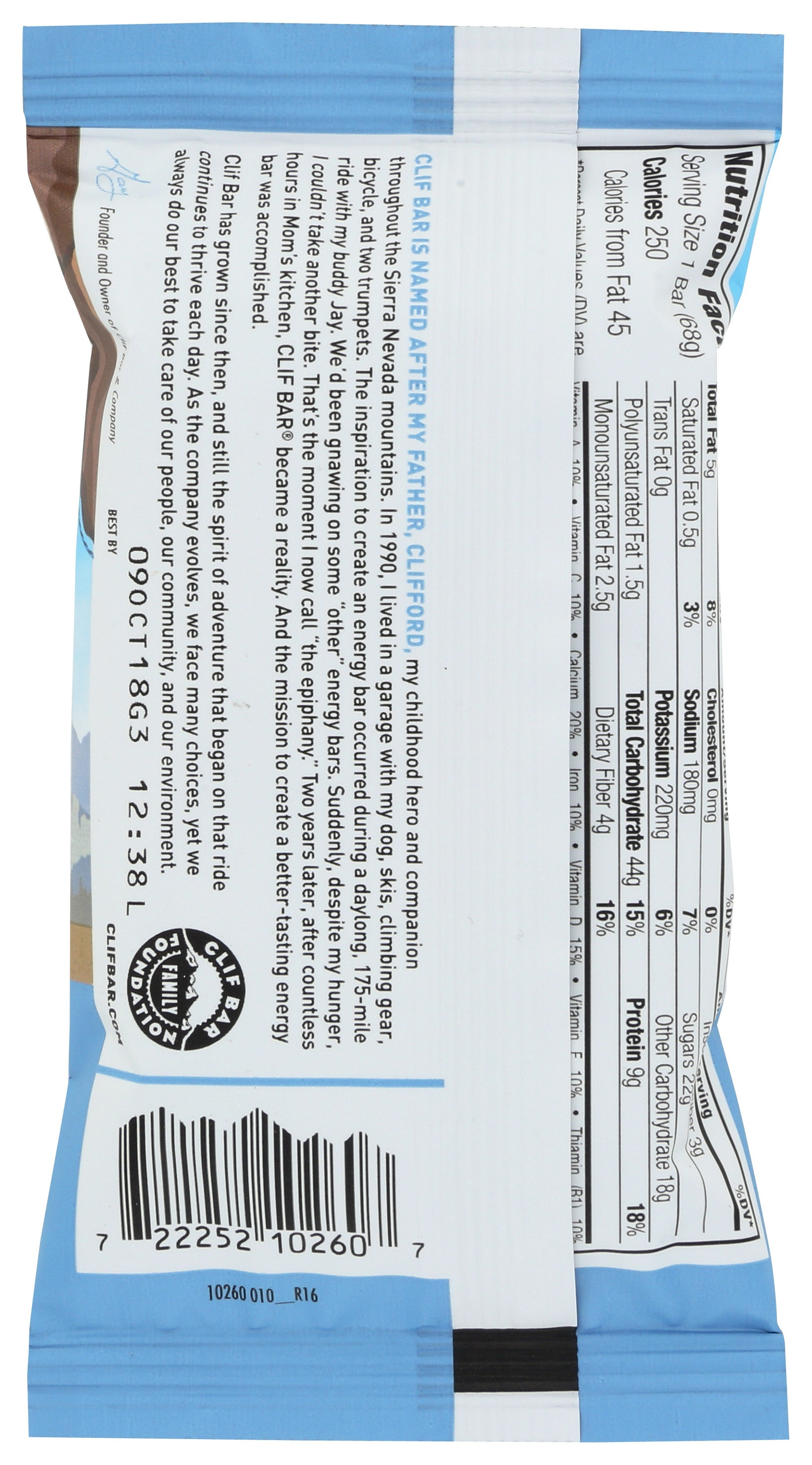 Clif Blueberry Crisp Energy Bars