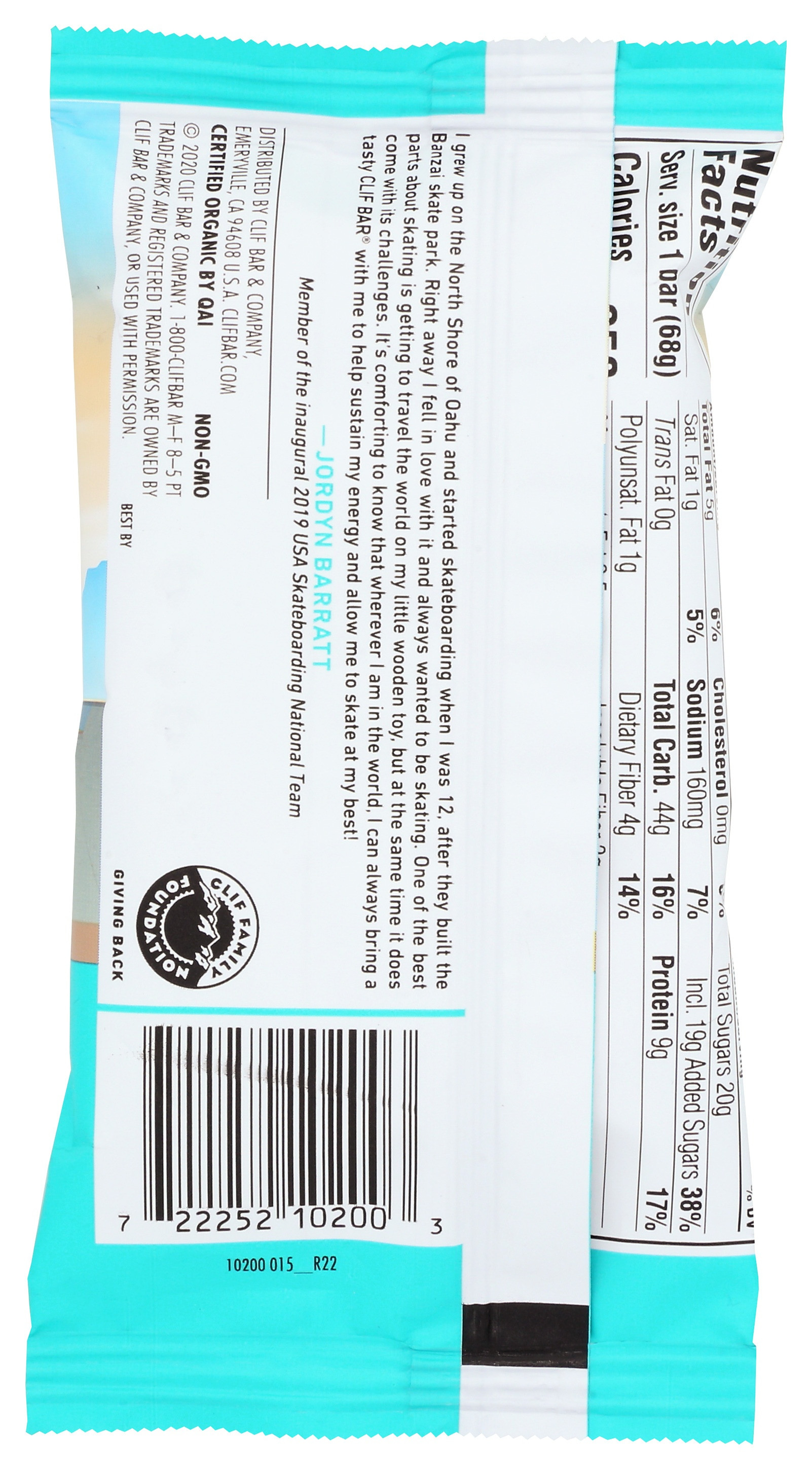 Clif Organic Cool Mint Chocolate Energy Bars