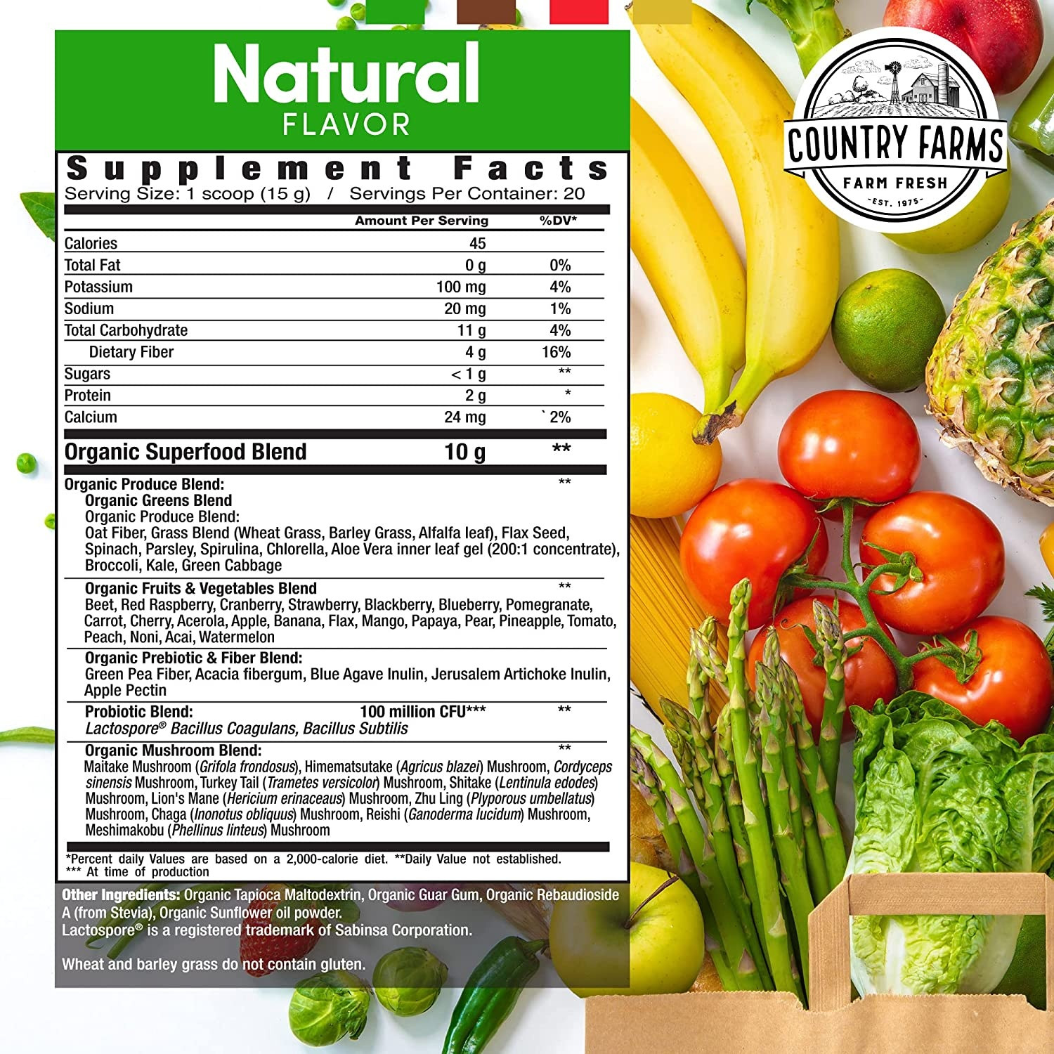 Country Farms Super Greens Powder