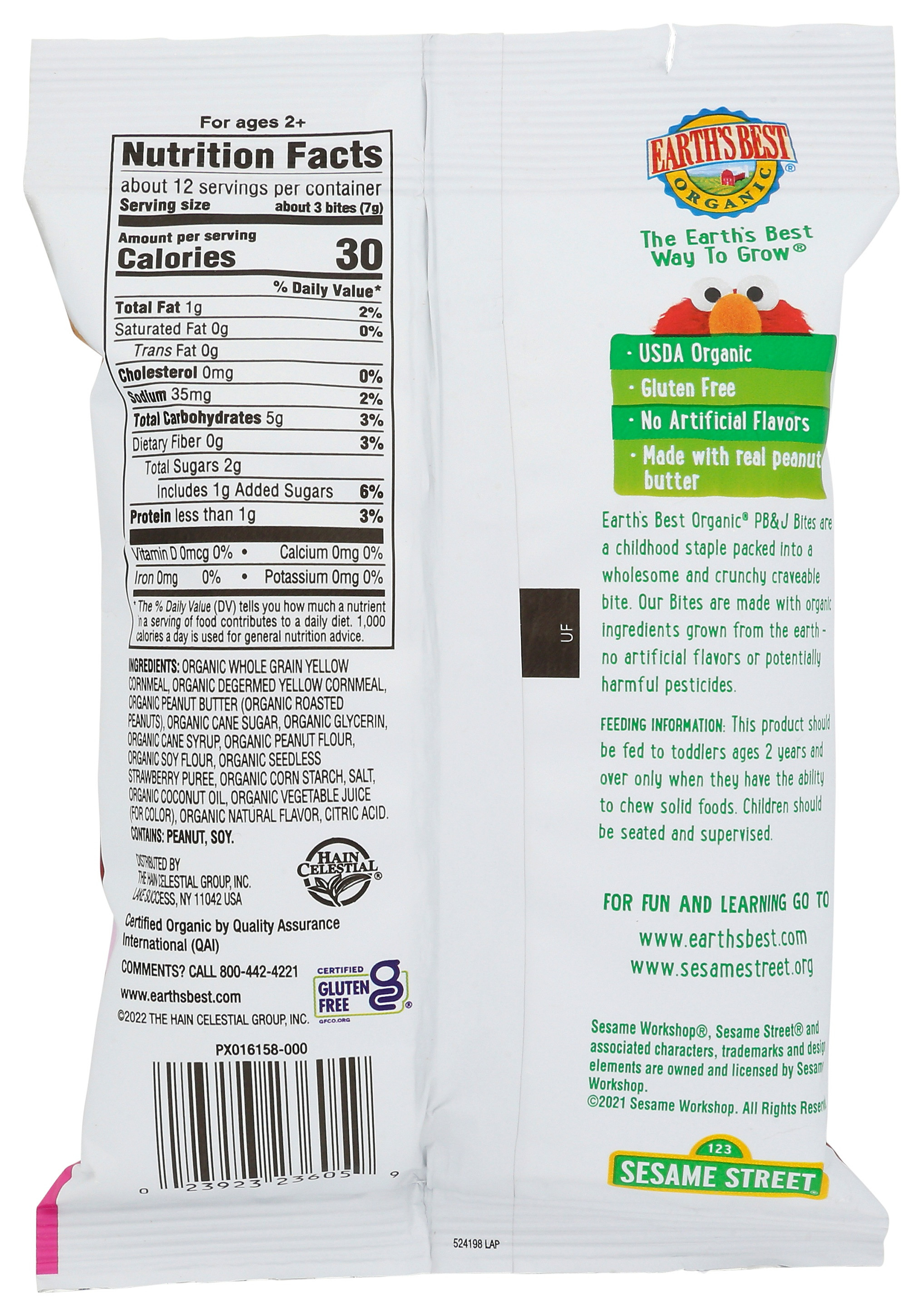 Earth's Best PB & J Bites