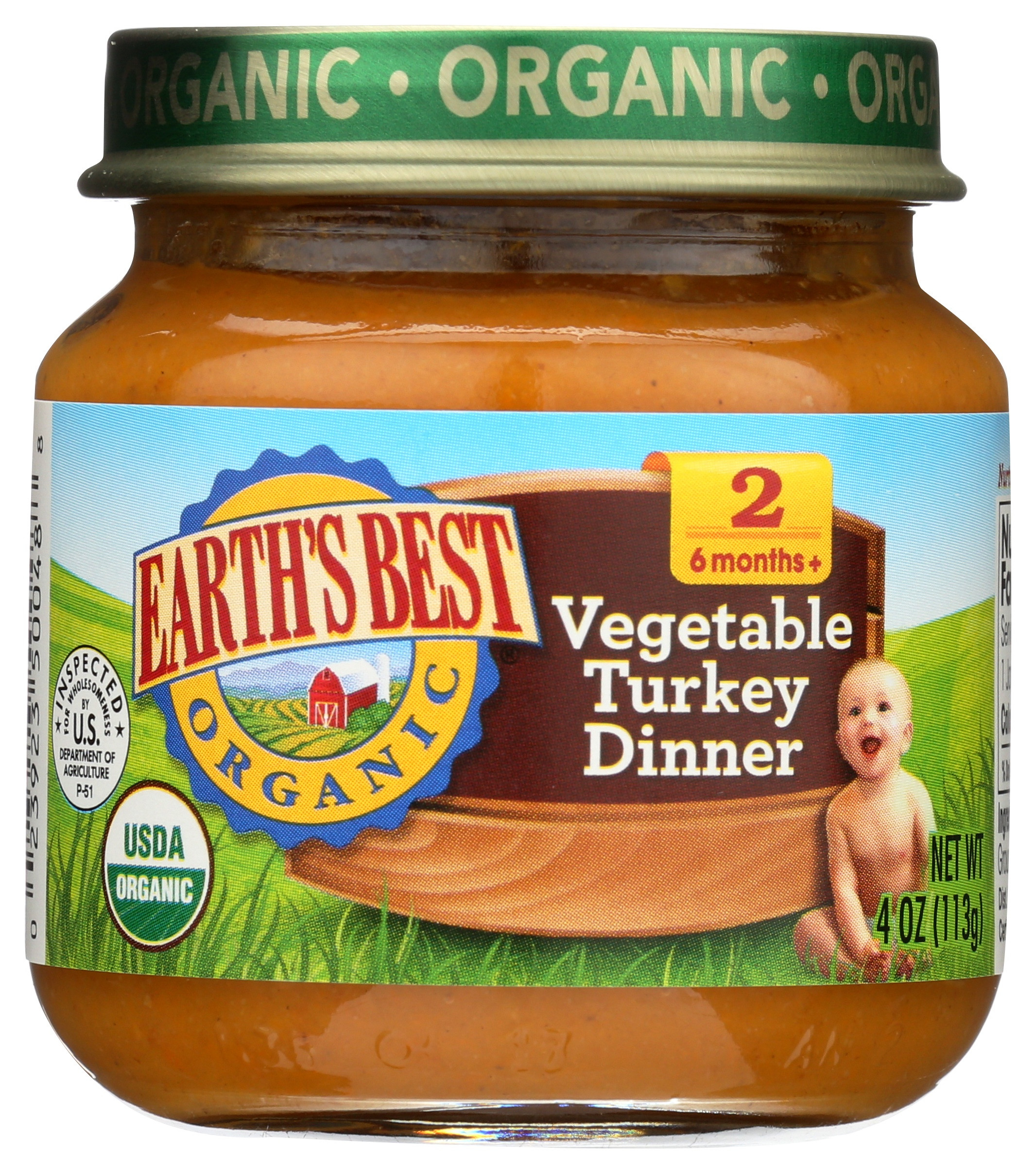 Earth's Best Stage 2 Baby Food