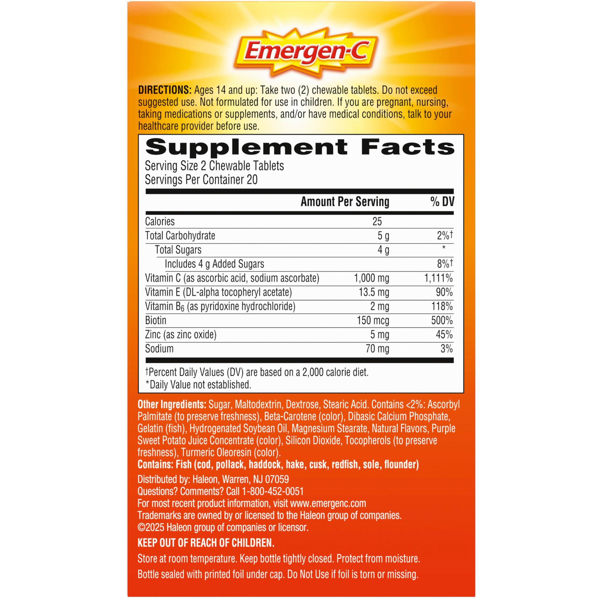 Emergen-C Vitamin C Chewables