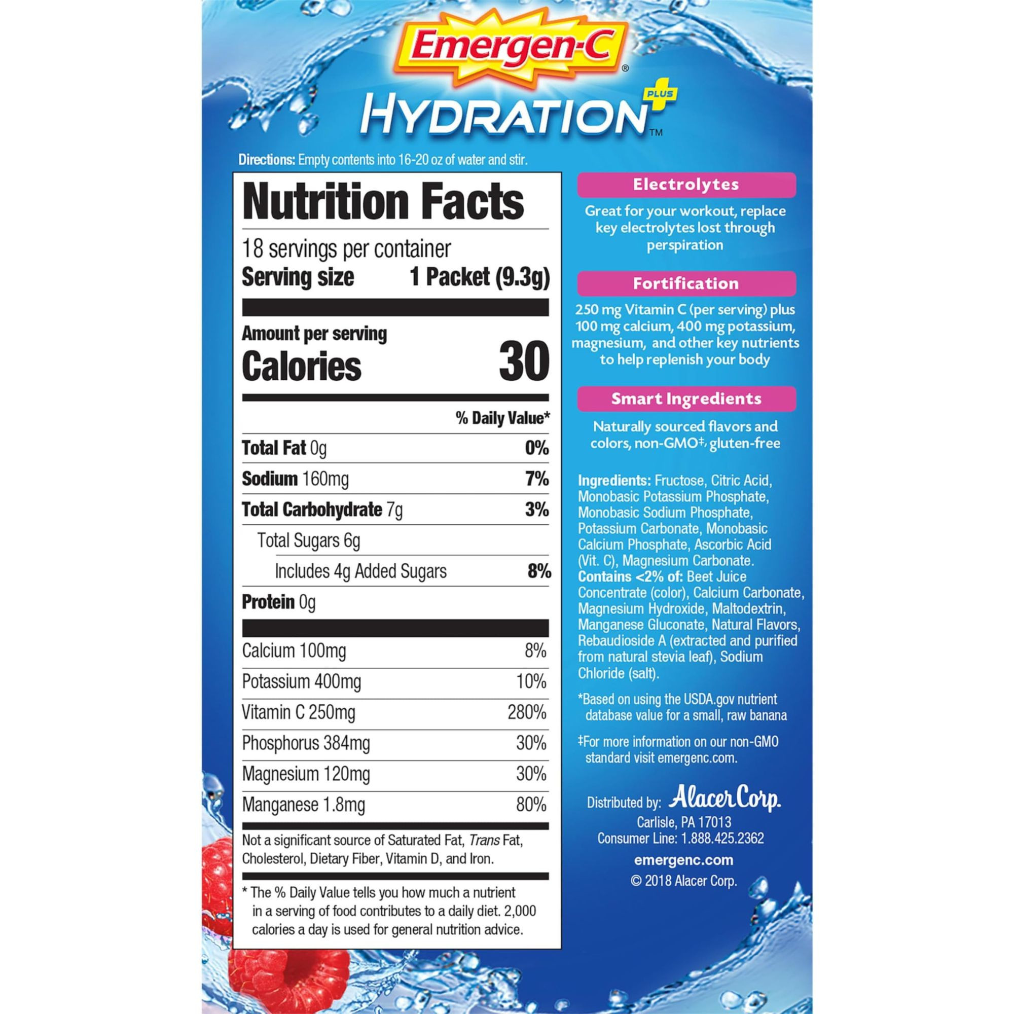 Emergen-C Hydration Plus Drink Mix
