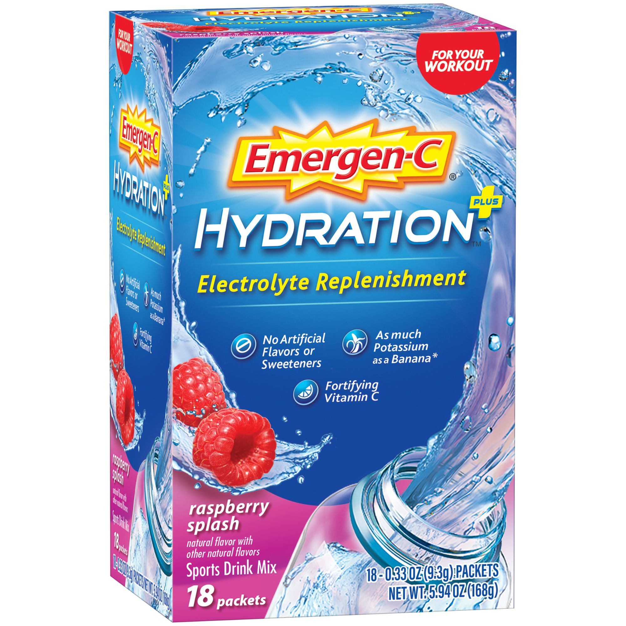 Emergen-C Hydration Plus Drink Mix