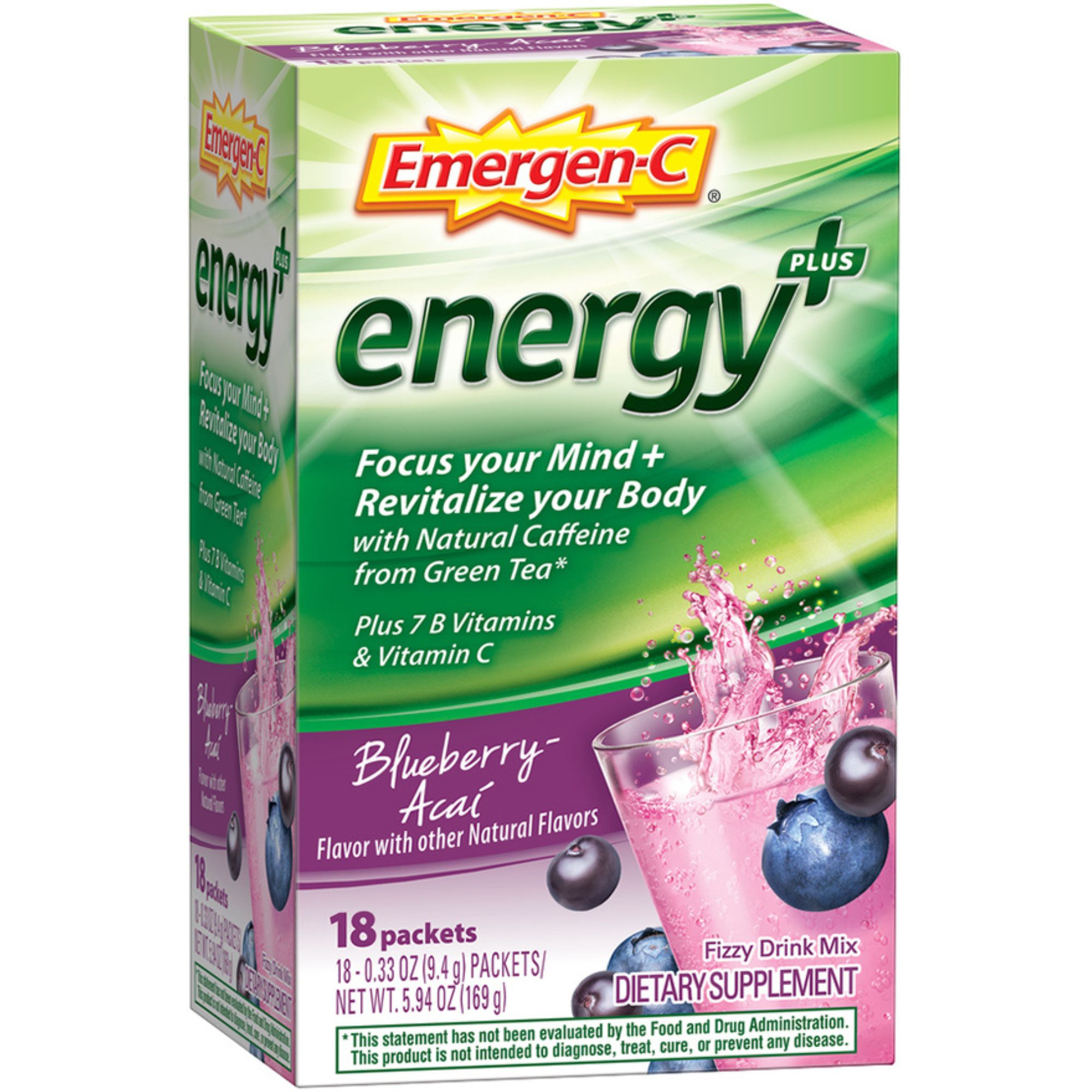 Emergen-C Energy Plus Drink Mix