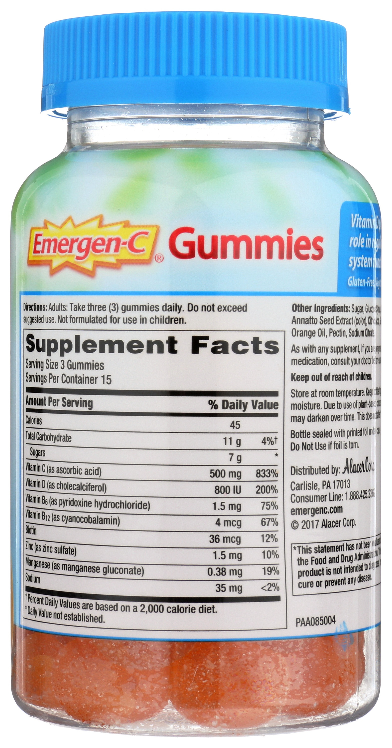 Emergen-C Immune+ with Vitamin D Gummies