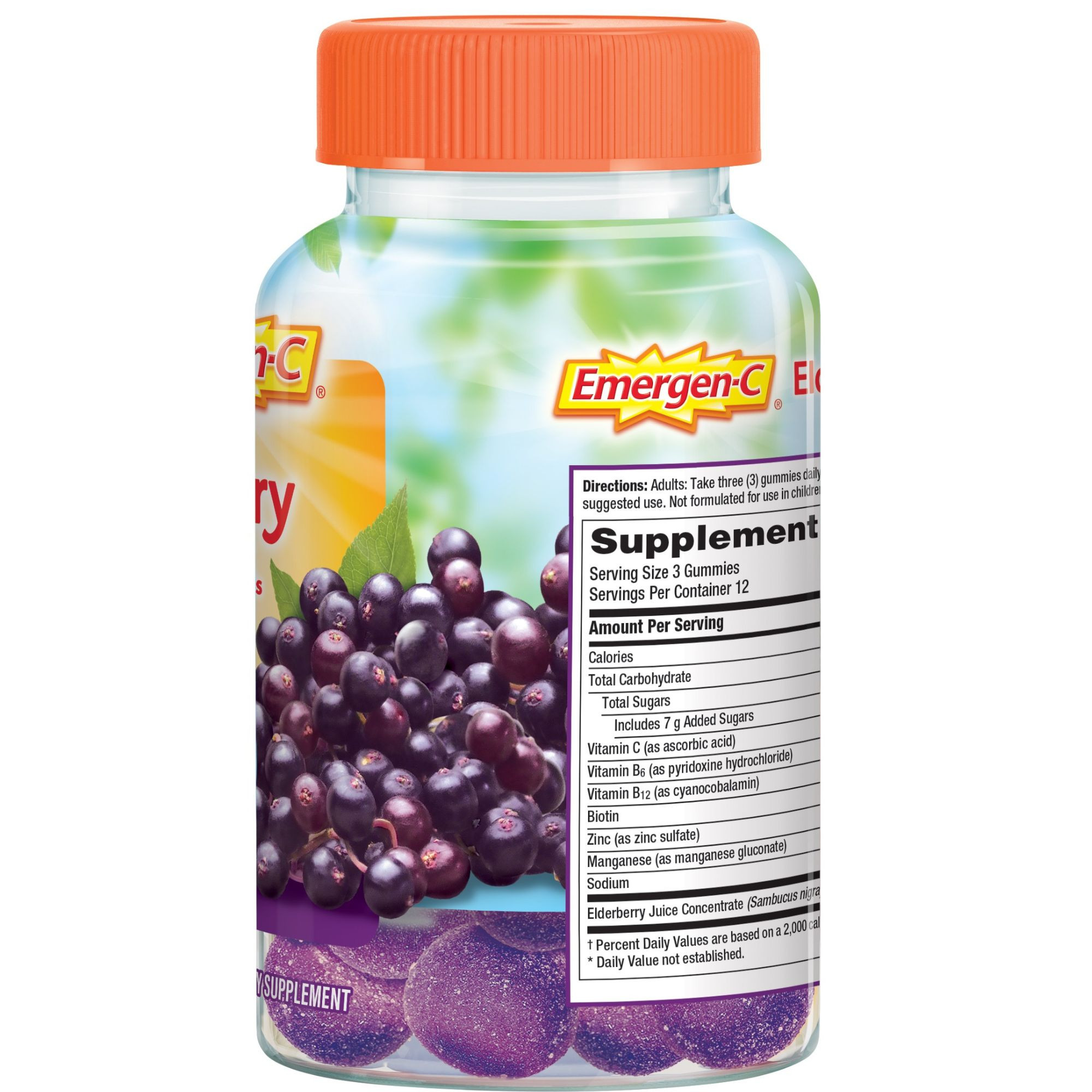 Emergen-C Immune+ Elderberry Gummies